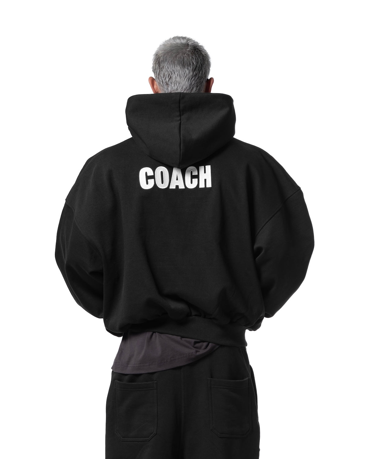 SSMA COACH ZIP HOODIE V2 - BLACK – STRESSMAMA