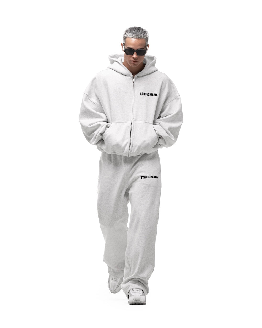 SSMA COACH ZIP HOODIE - GRAY