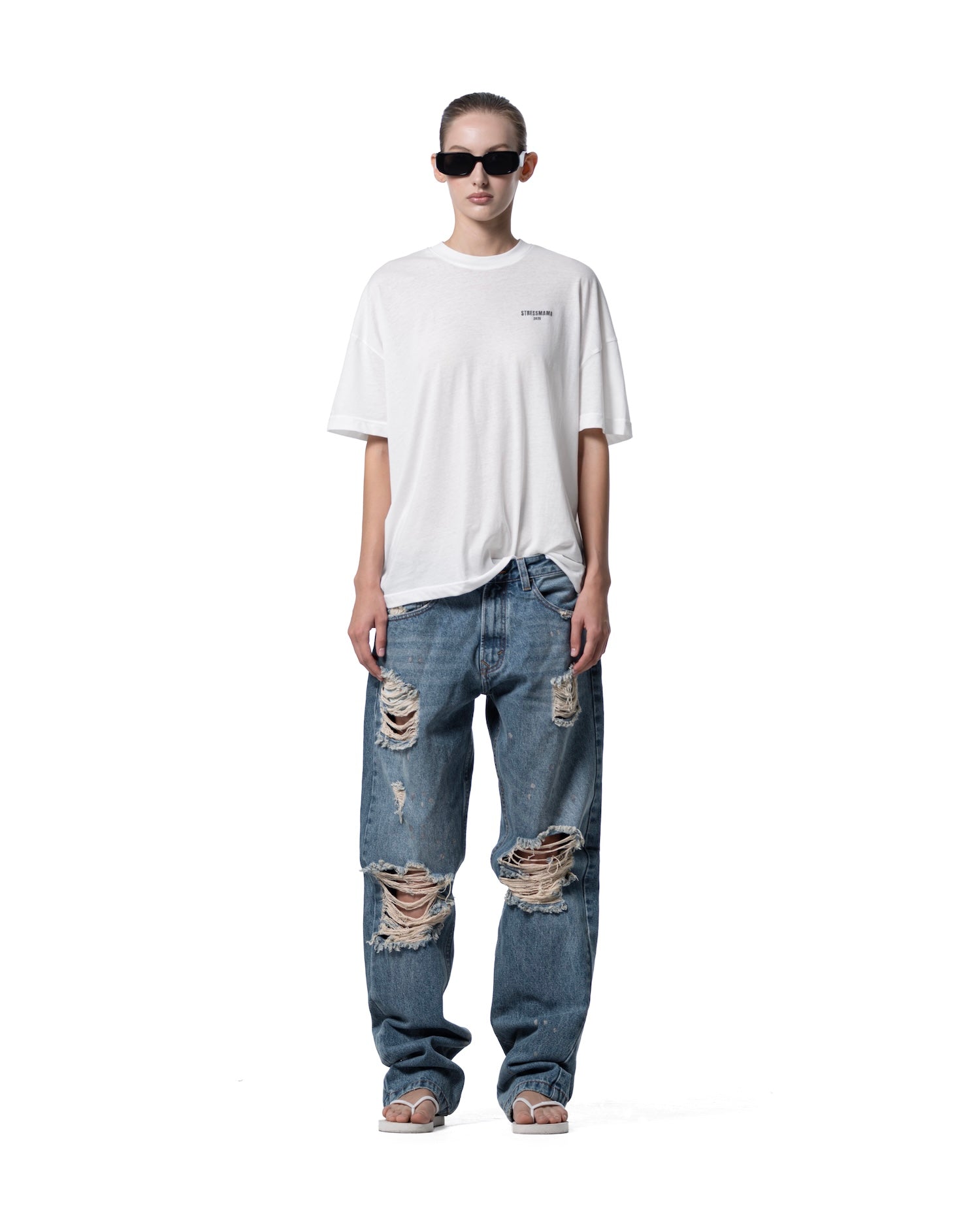 SS26 SHEER T-SHIRT - WHITE