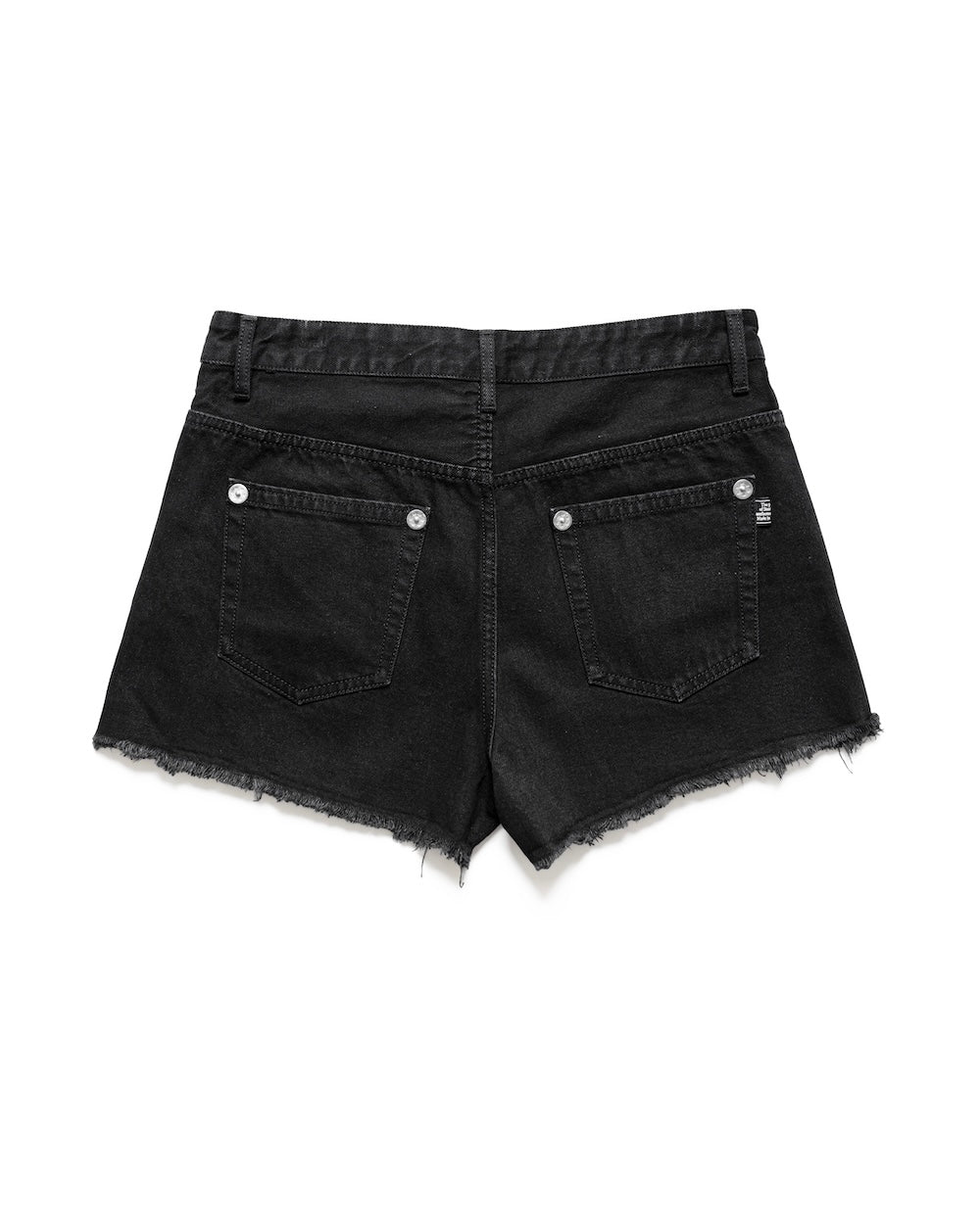 HÔTEL MAMA DENIM SHORTS - BLACK