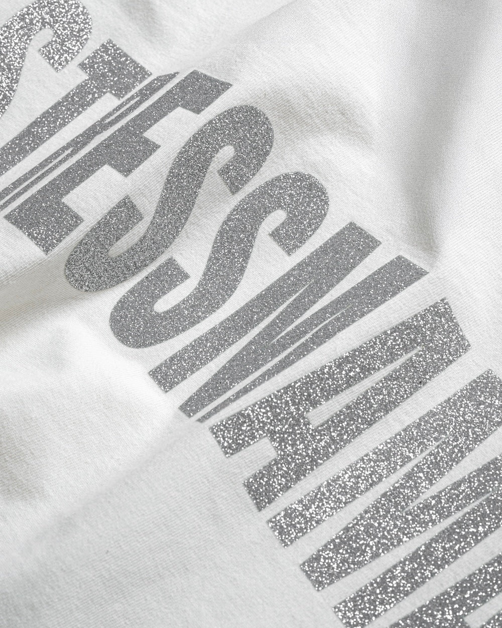 MAMAFIA GLITTER T-SHIRT - WHITE