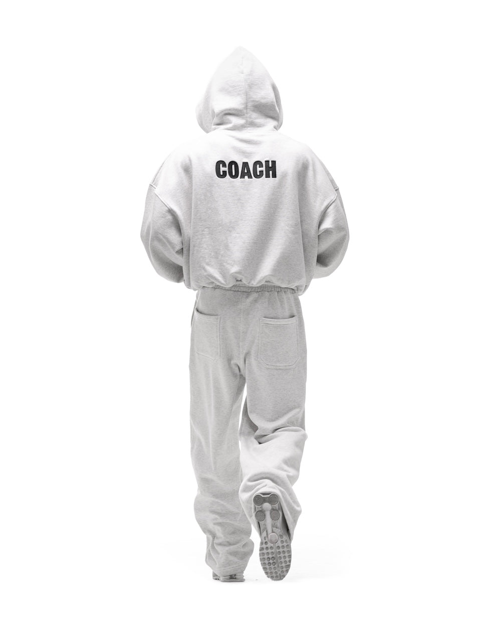 SSMA COACH ZIP HOODIE - GRAY