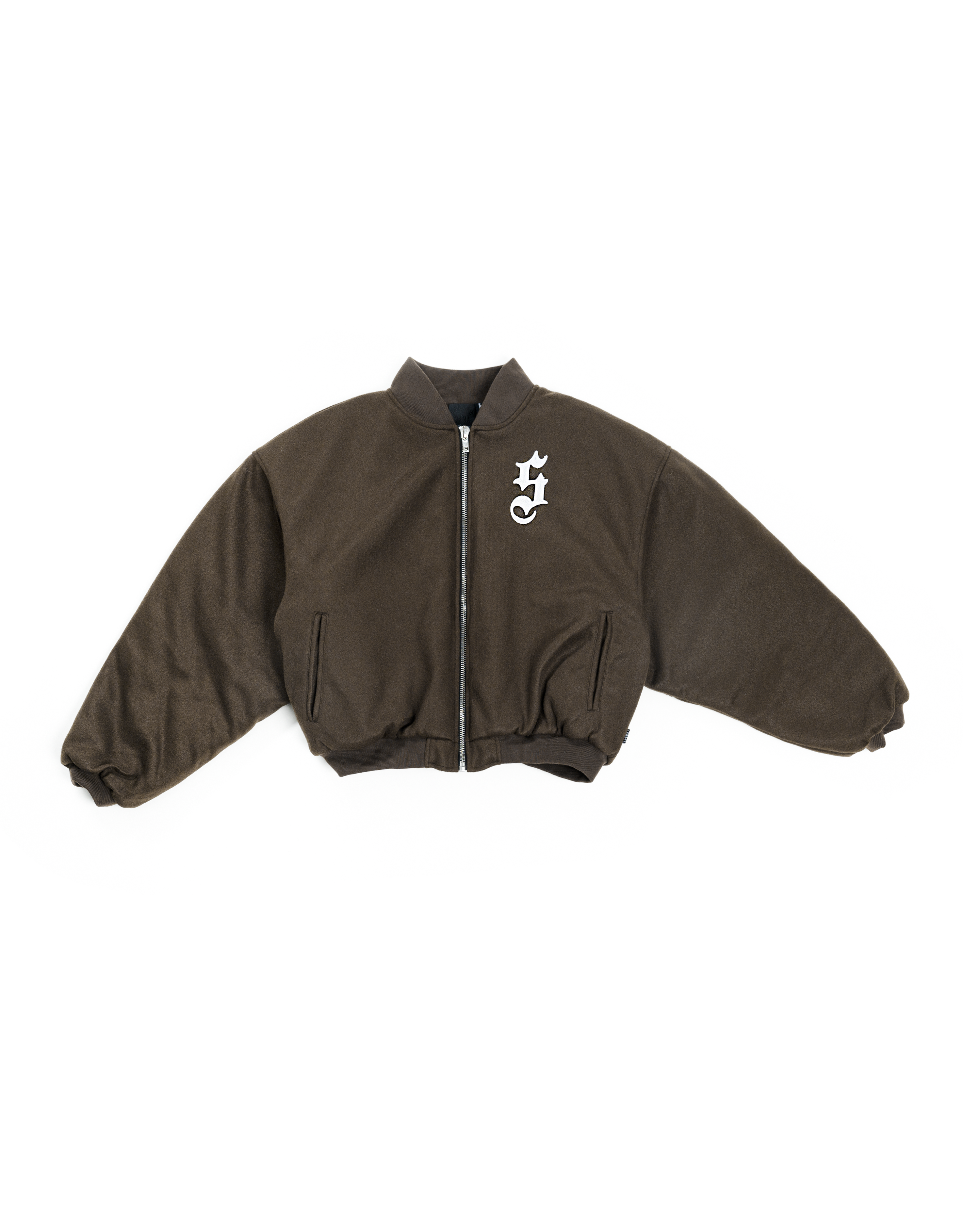 FW25 "S" BOMBER - BROWN