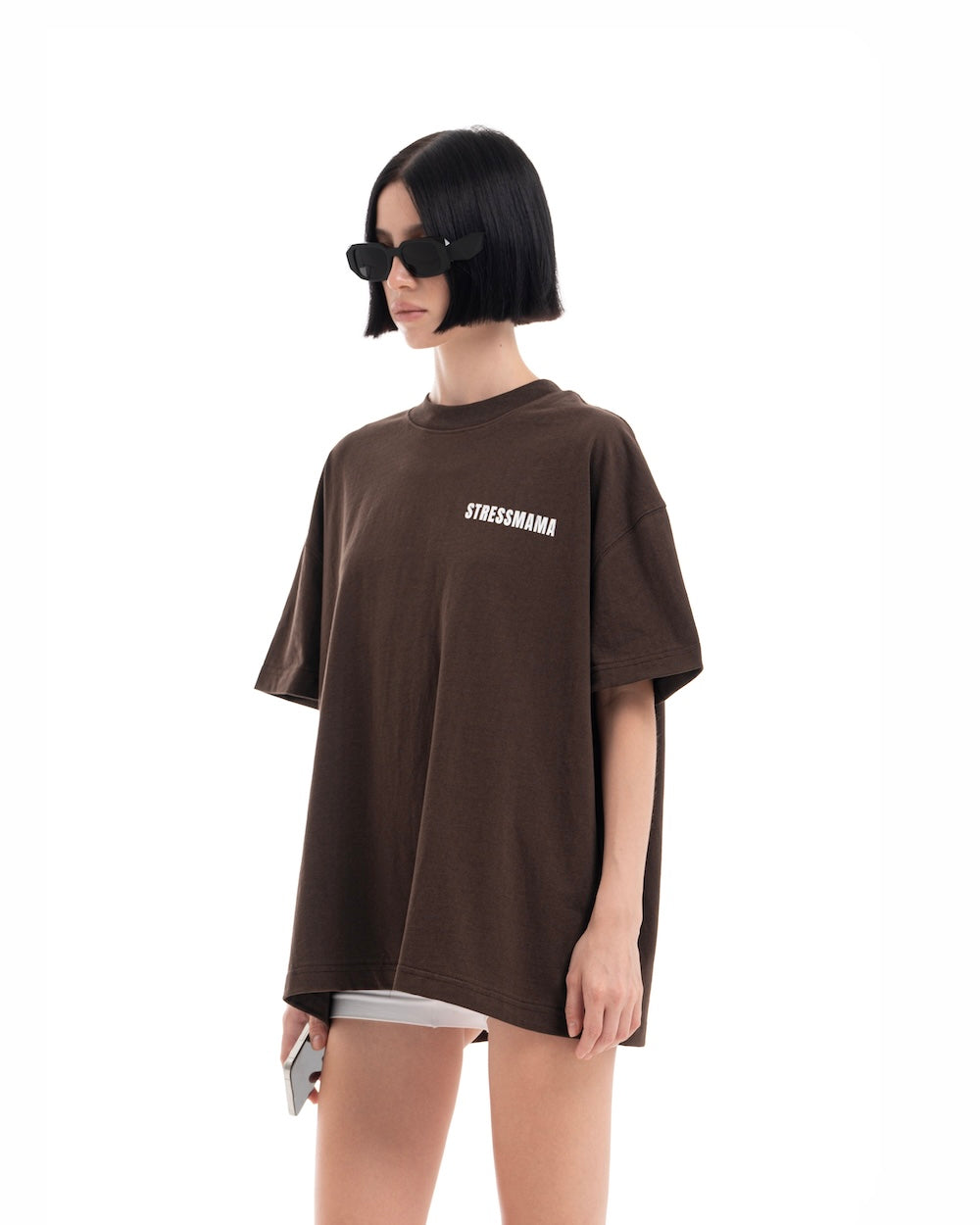 FW25 BASIC T-SHIRTS - BROWN