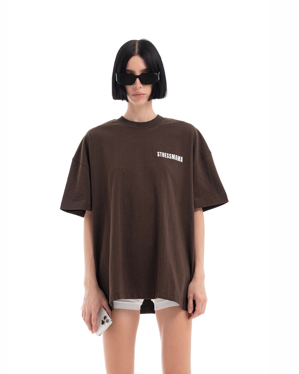 FW25 BASIC T-SHIRTS - BROWN