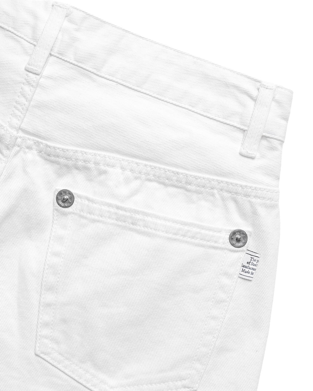 HÔTEL MAMA DENIM SHORTS - WHITE