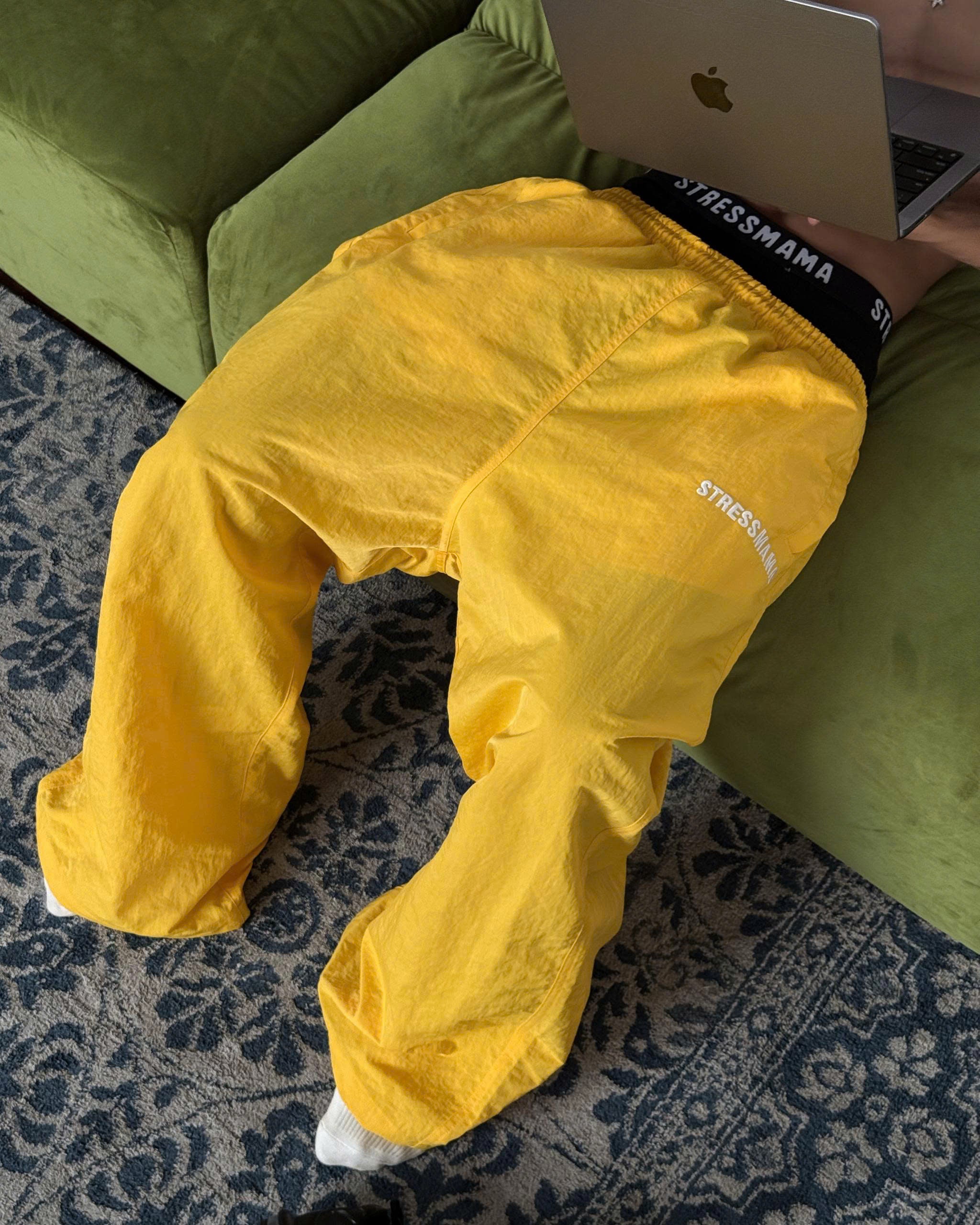 SSMA COACH TRACKSUIT PANTS V2 - YELLOW