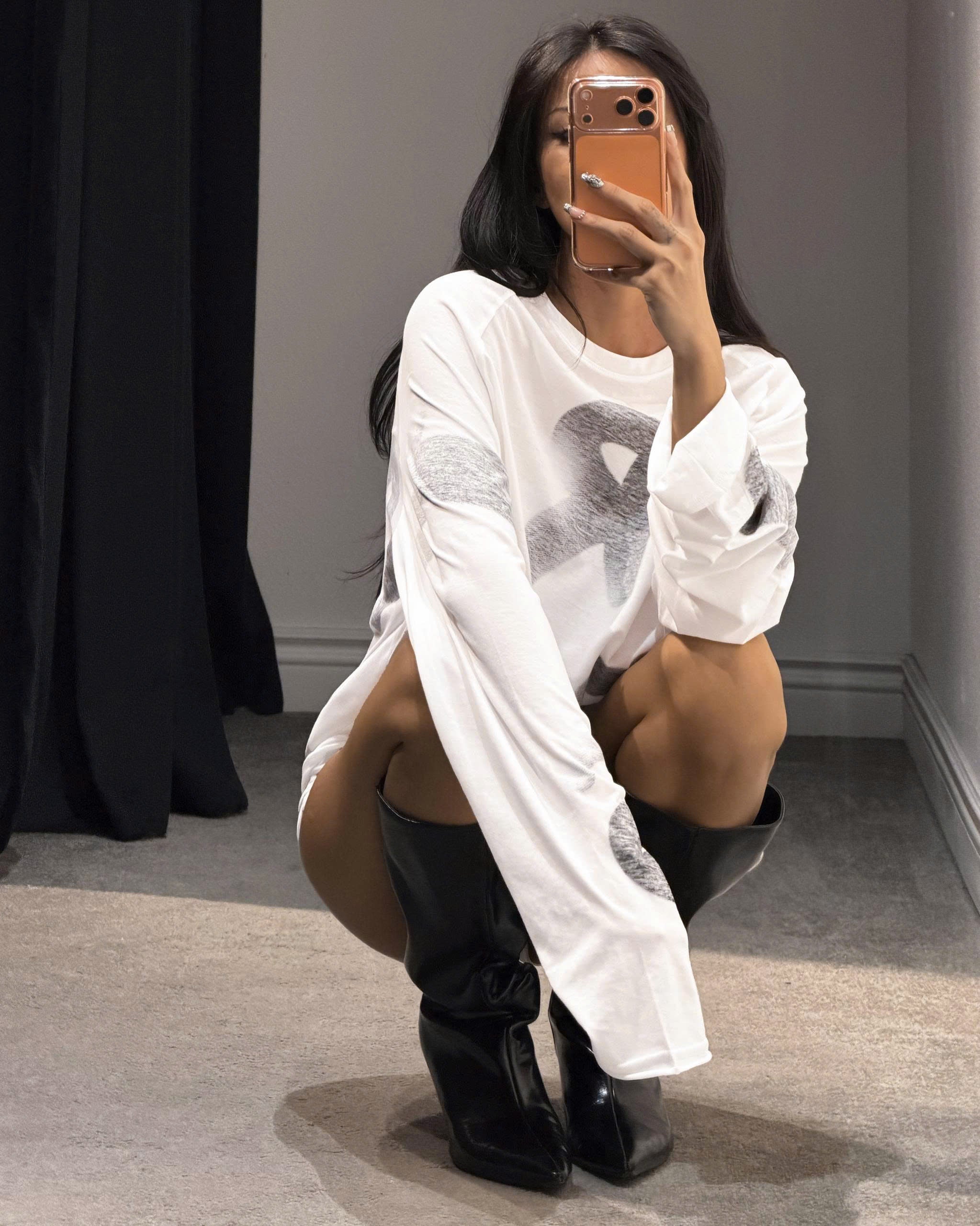 SUMMER26 X-RAY LONGSLEEVE - WHITE