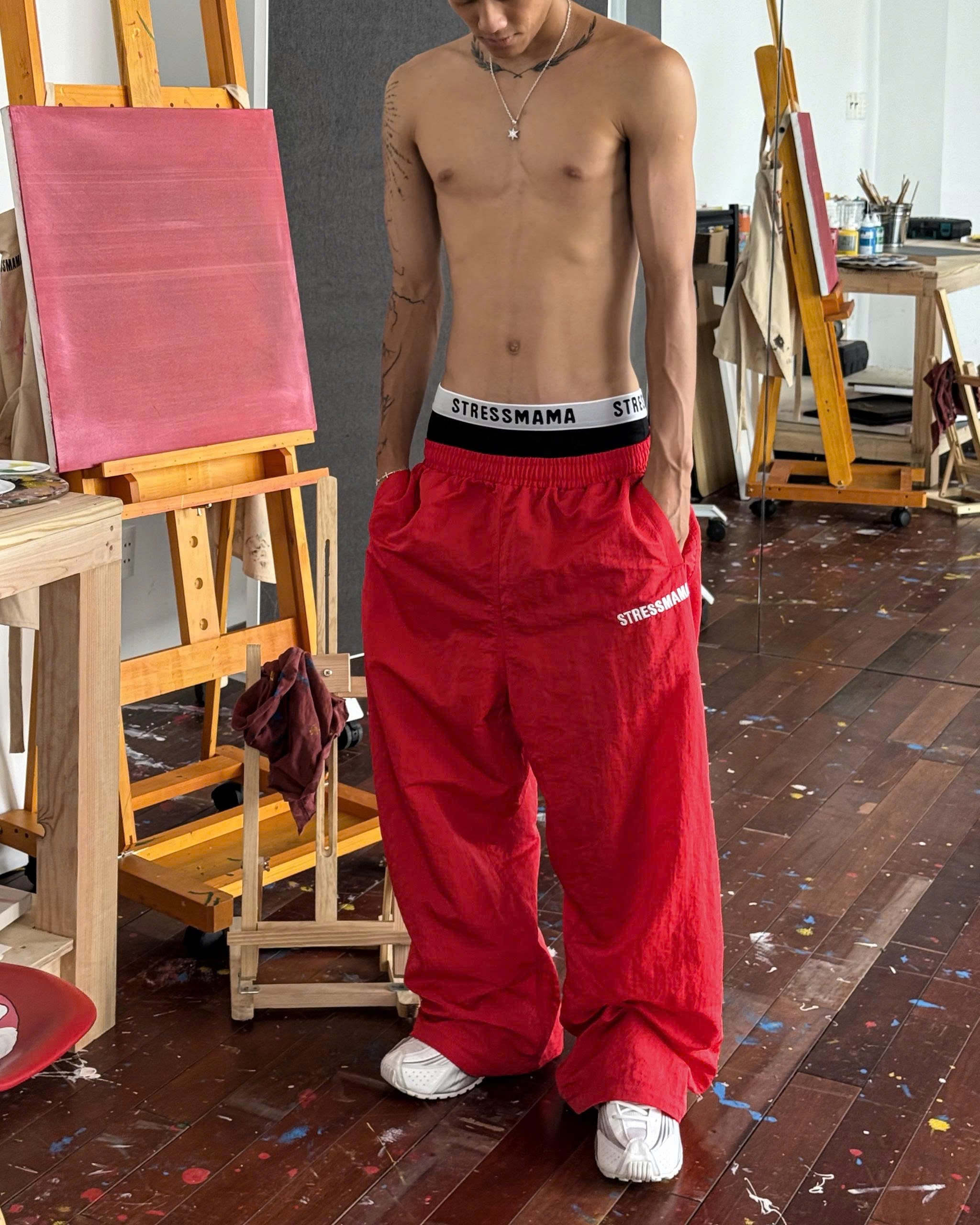 SSMA COACH TRACKSUIT PANTS V2 - RED