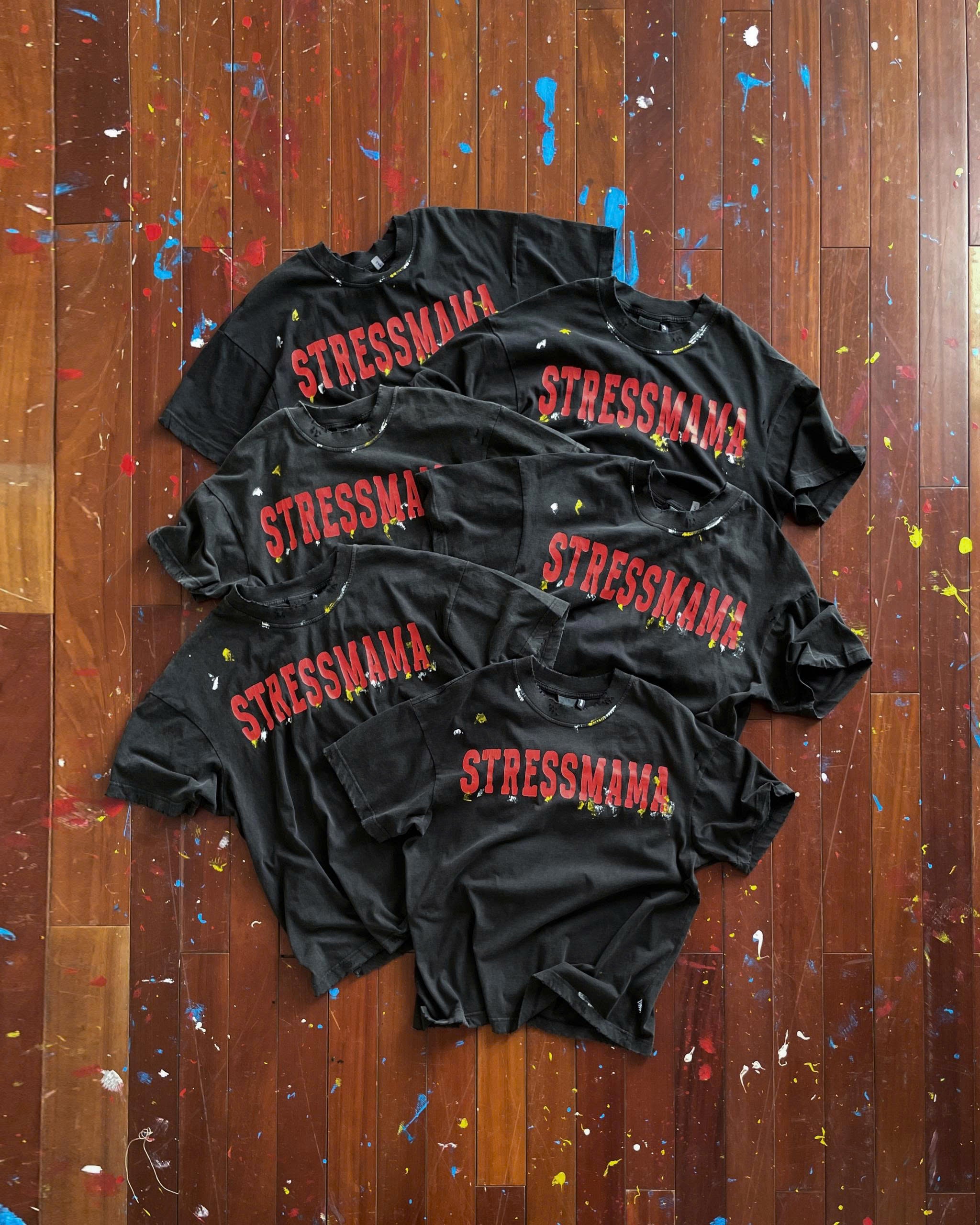 SSMA STAIN T-SHIRT - BLACK
