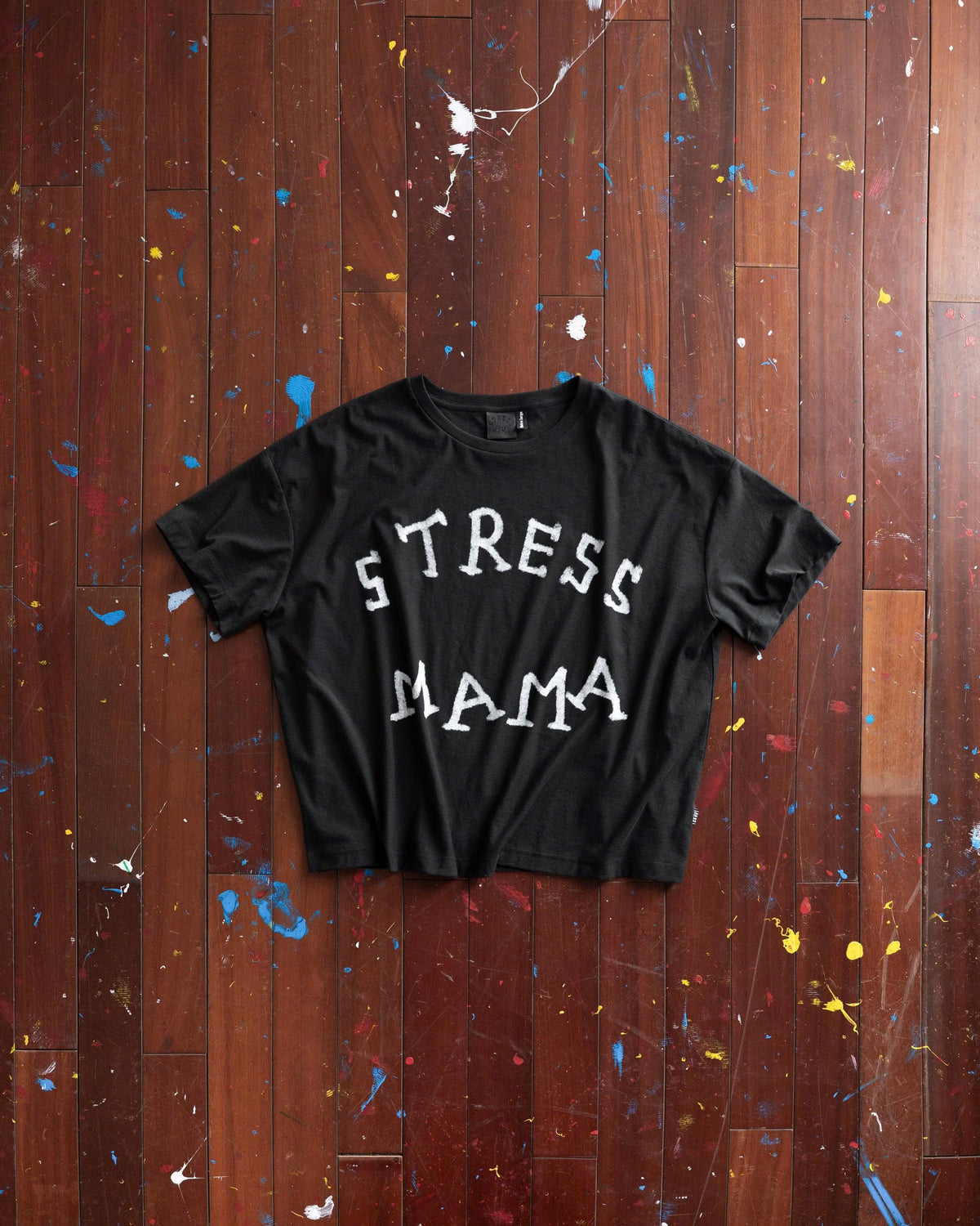 SSMA CRAYON LOGO T-SHIRT - BLACK