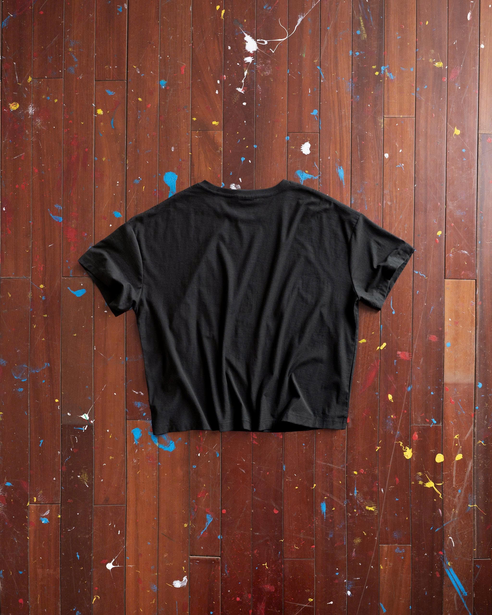 SSMA CRAYON LOGO T-SHIRT - BLACK