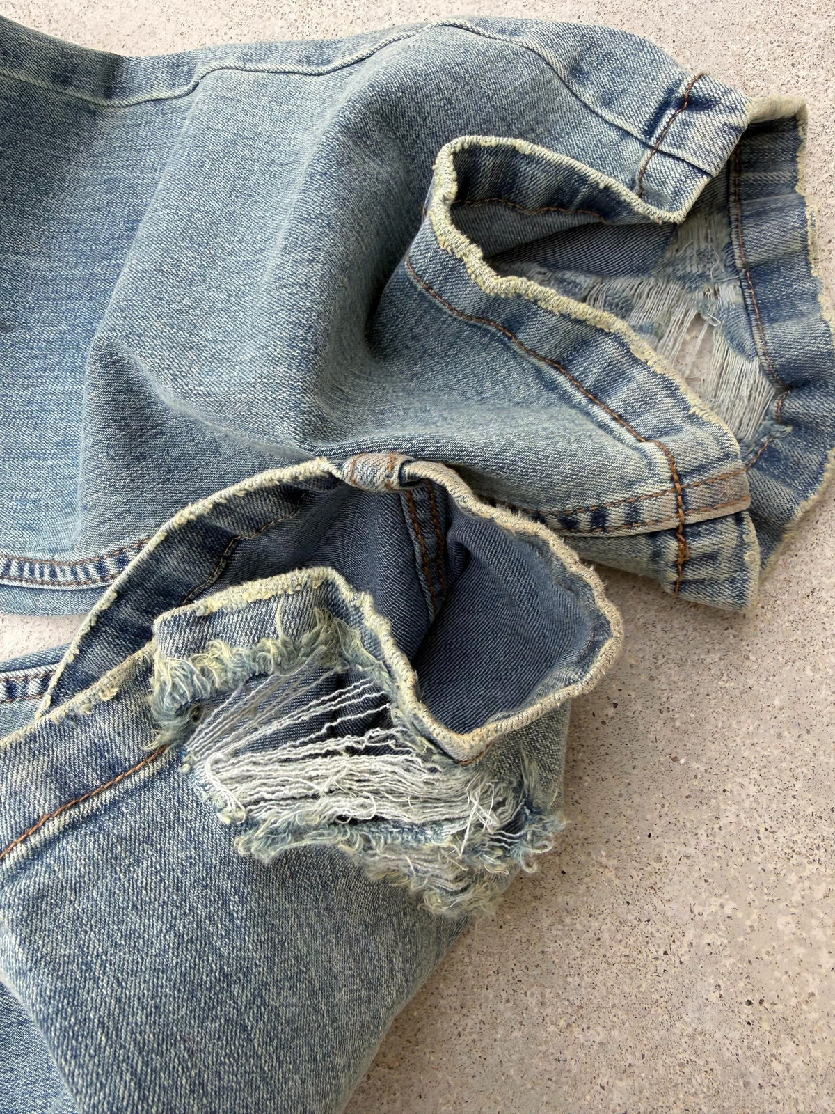 SSMA ART SPACE FLARED JEANS - BLUE