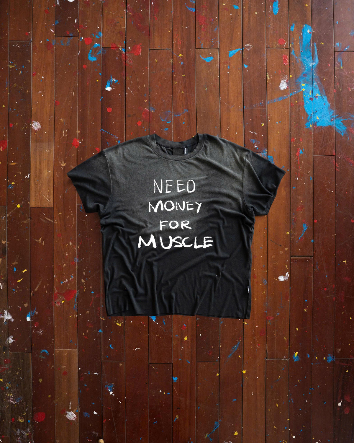 SSMA NEED MONEY FOR MUSCLE T-SHIRT - BLACK