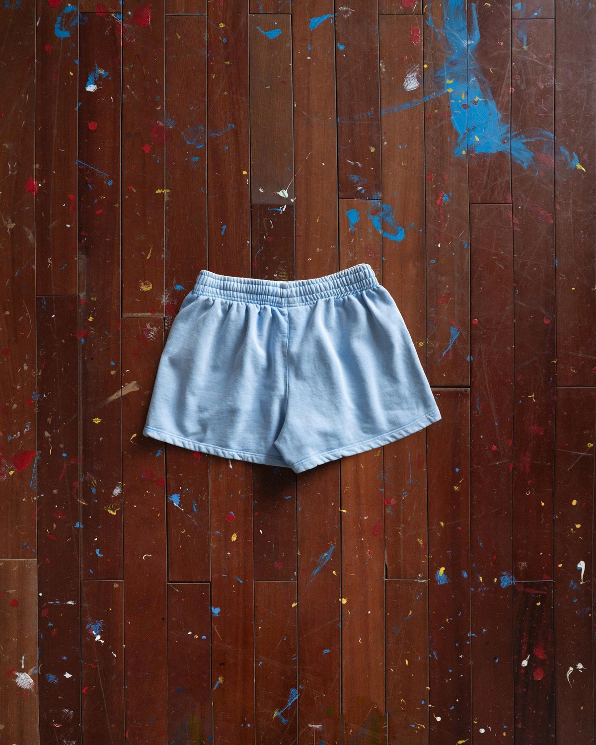 SUMMER26 SSMA WASHED SWEAT SHORTS - BLUE