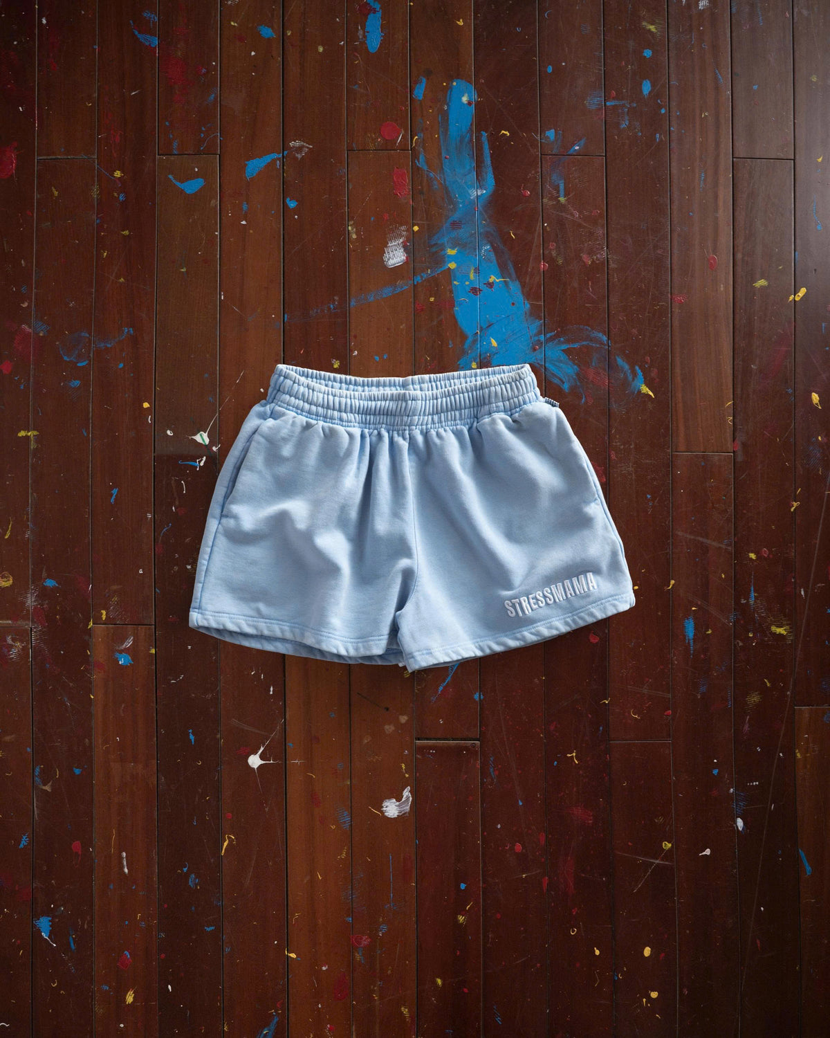 SUMMER26 SSMA WASHED SWEAT SHORTS - BLUE