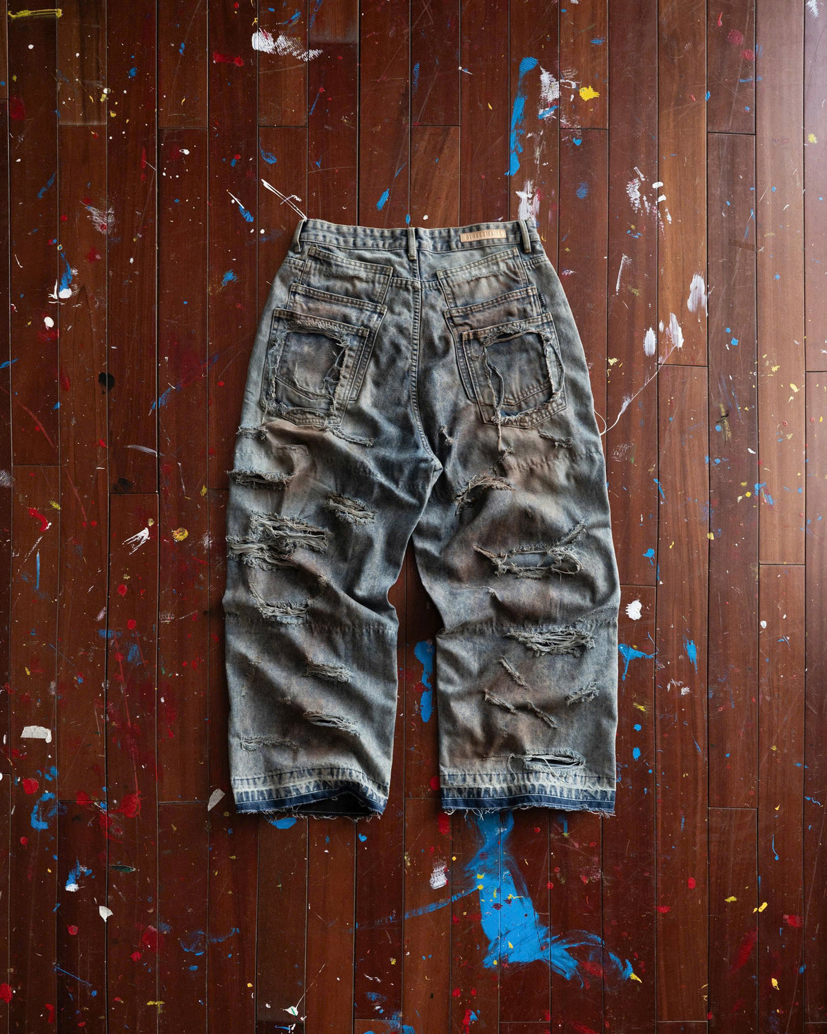HOLIDAY24 DESTROYED JEANS -  BLUE