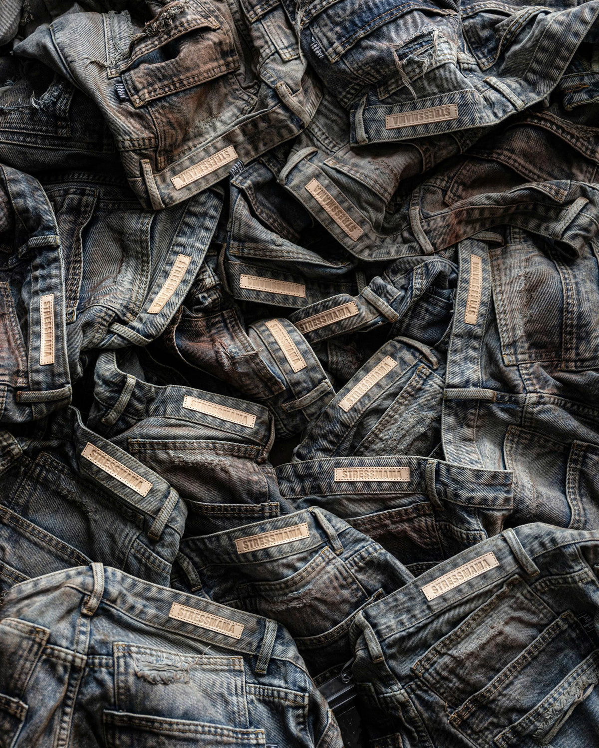 HOLIDAY24 DESTROYED JEANS -  BLUE