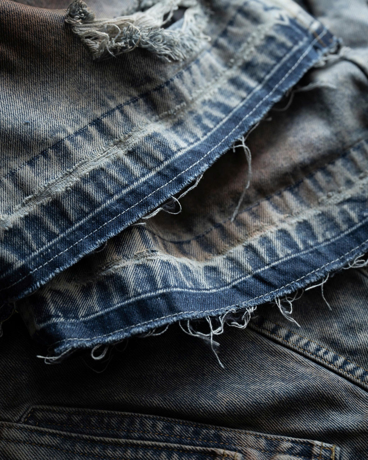 HOLIDAY24 DESTROYED JEANS -  BLUE