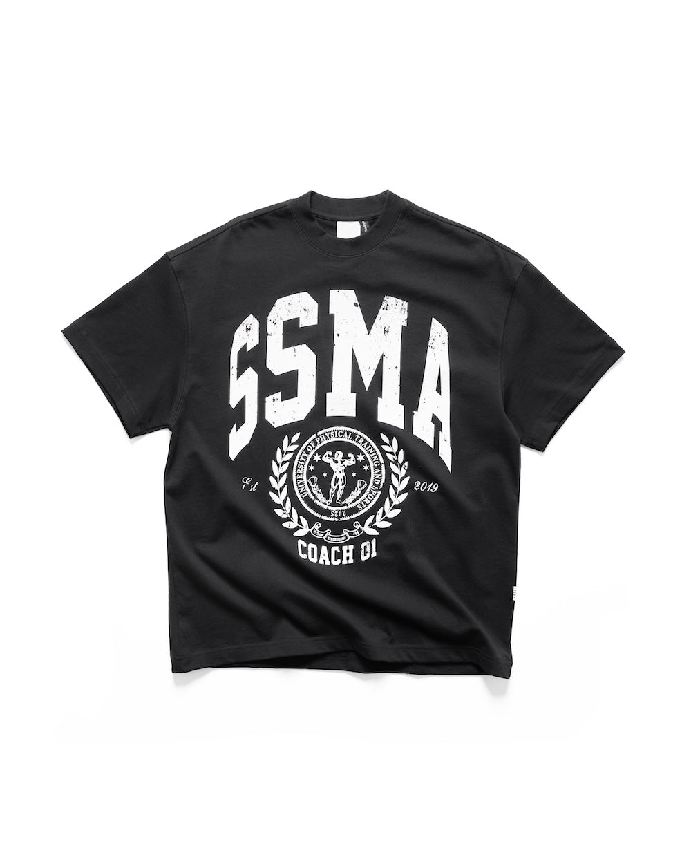 SSMA PT UNIVERSITY T-SHIRT - BLACK