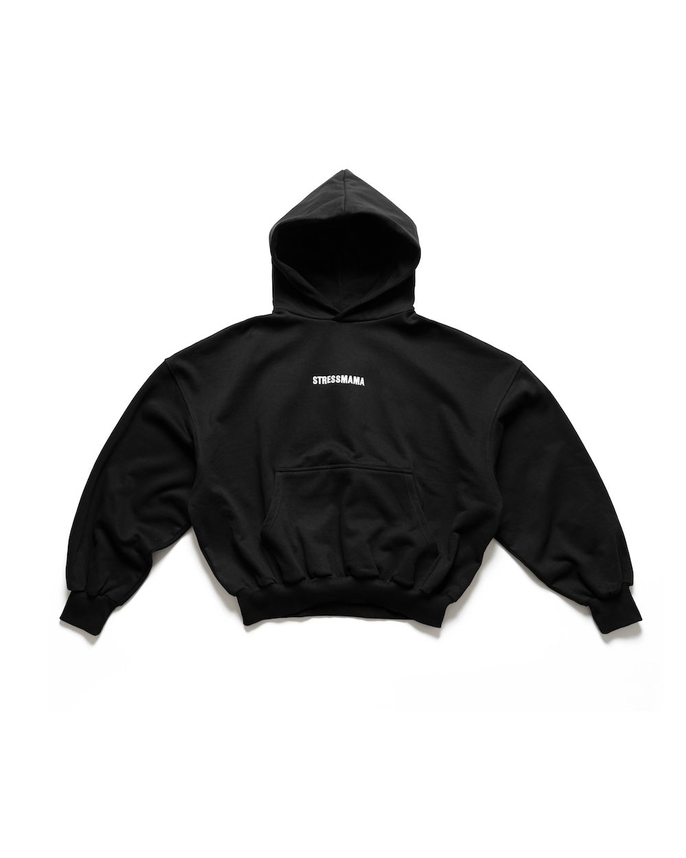 FALL25 01 TEAM HOODIE - BLACK – STRESSMAMA