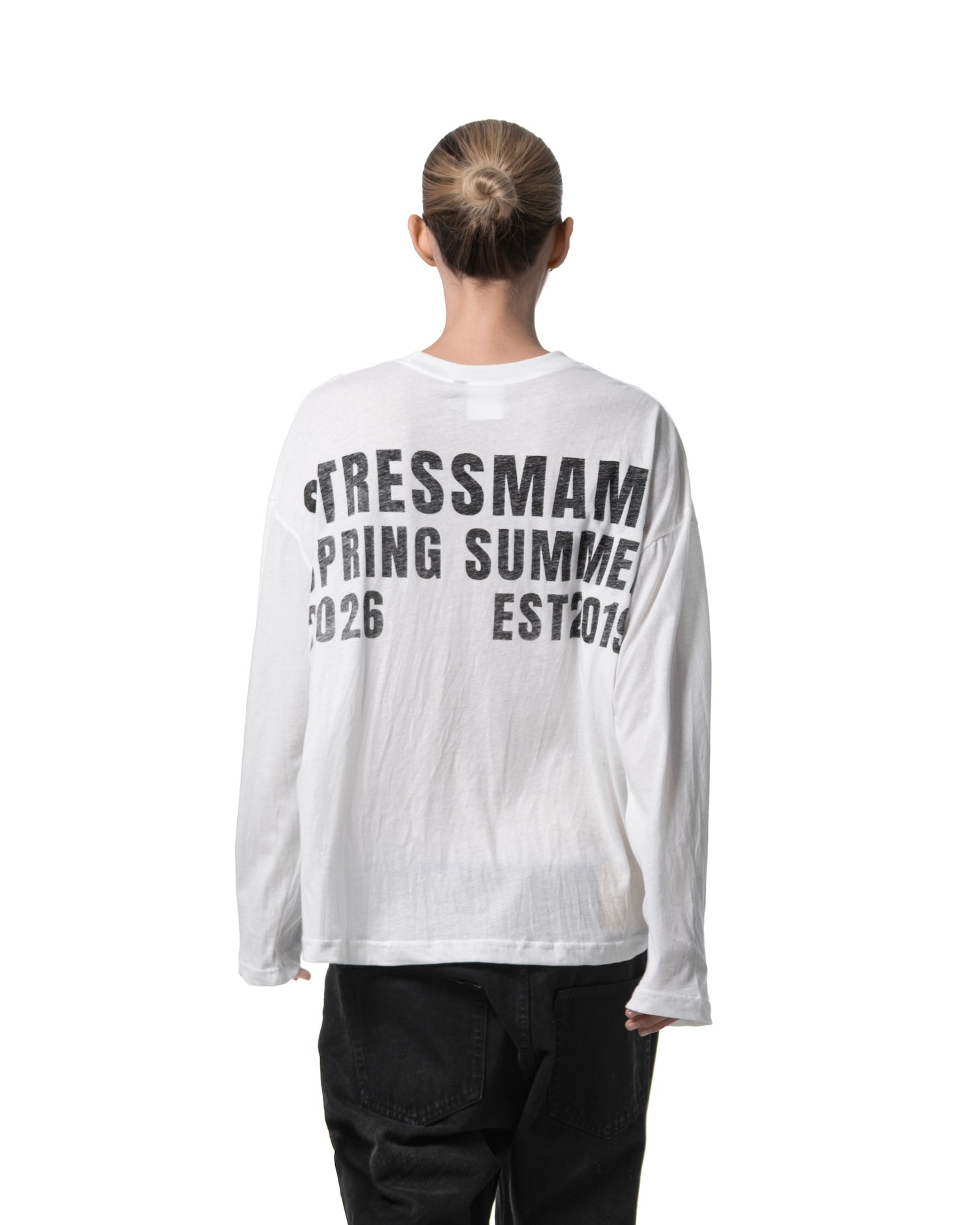 SS26 SHEER LONGSLEEVE - WHITE