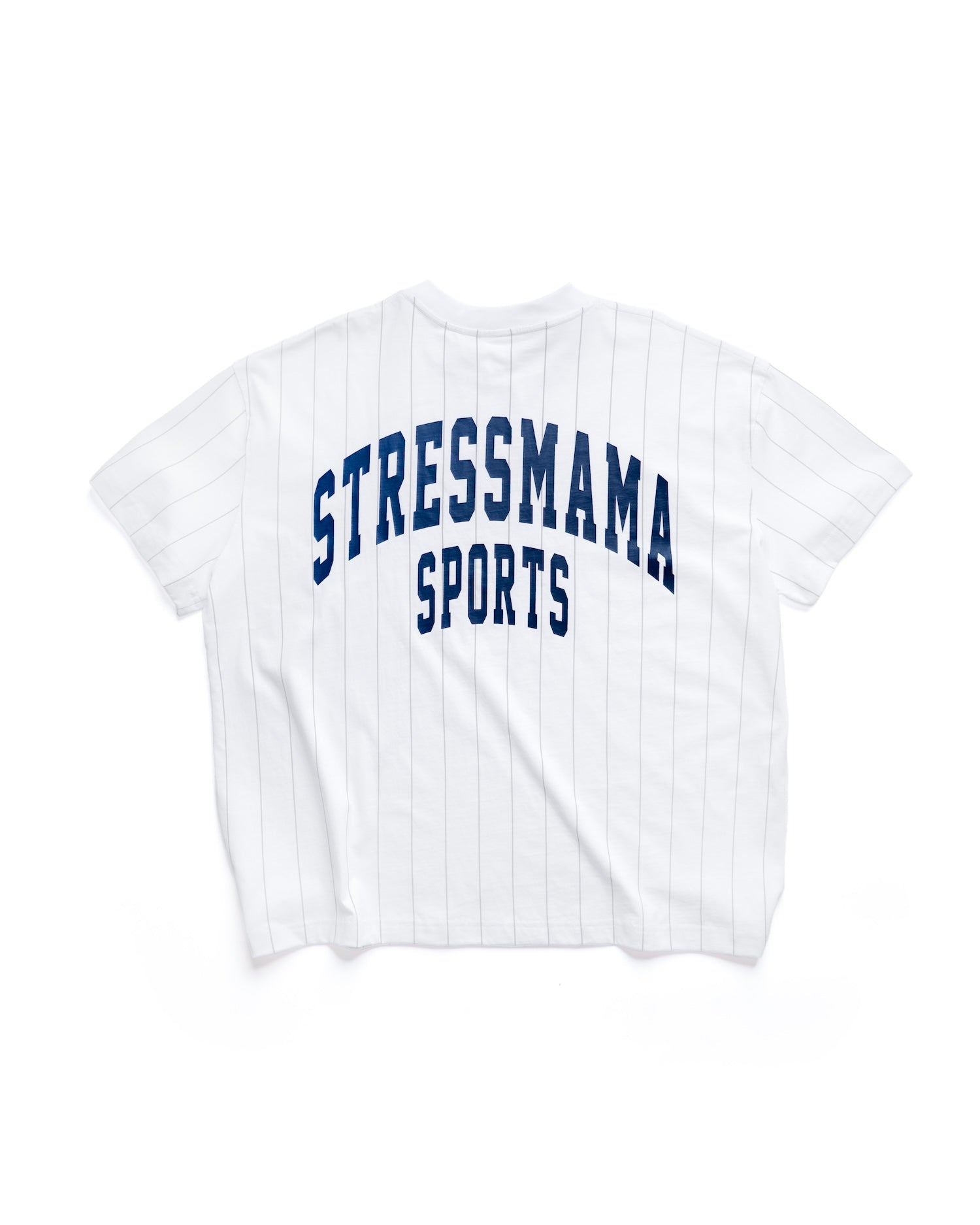 SSMA SPORTS STRIPED T-SHIRT - WHITE