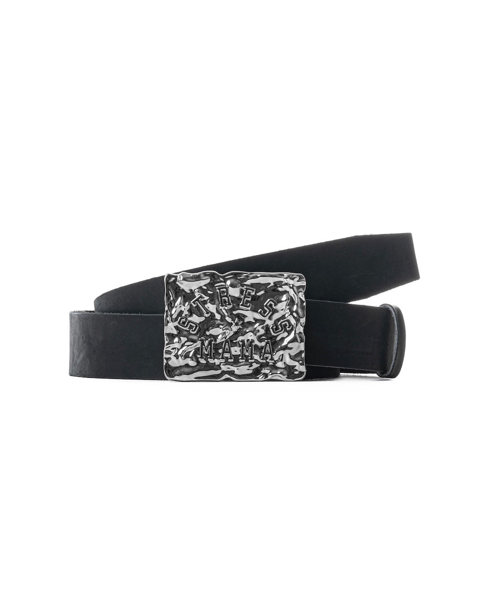 SSMA LEATHER BELT - BLACK