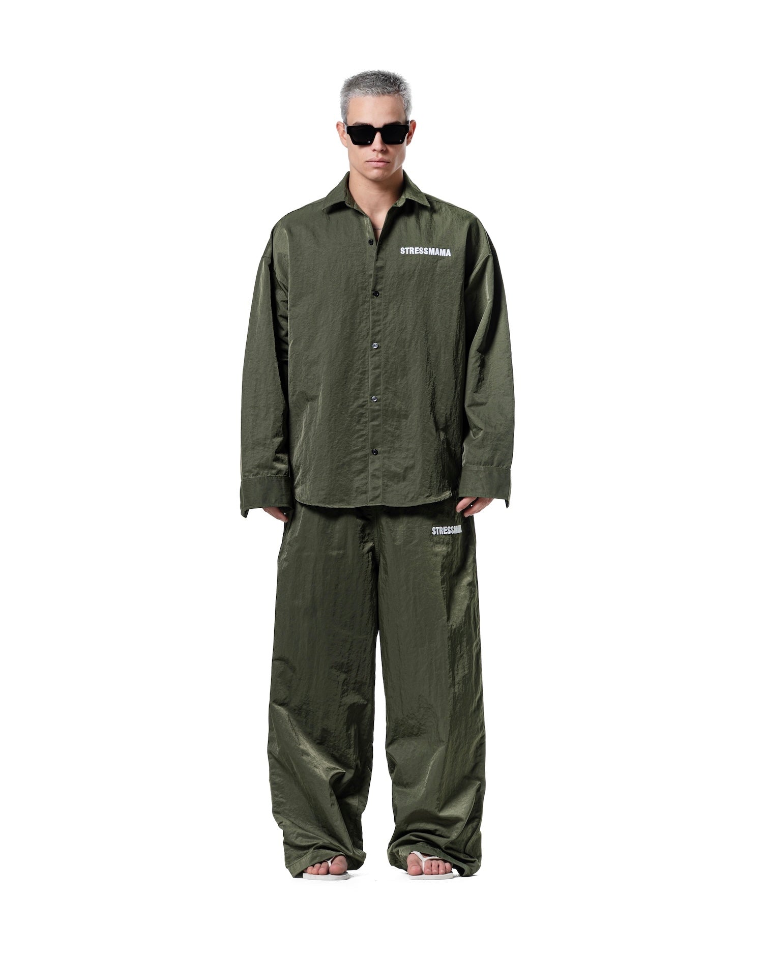 SSMA COACH TRACKSUIT PANTS - GREEN