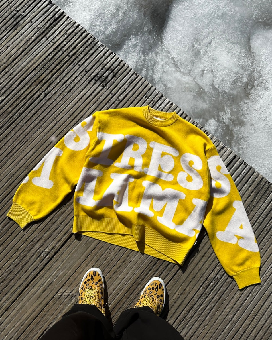 SSMA KNIT SWEATER - YELLOW