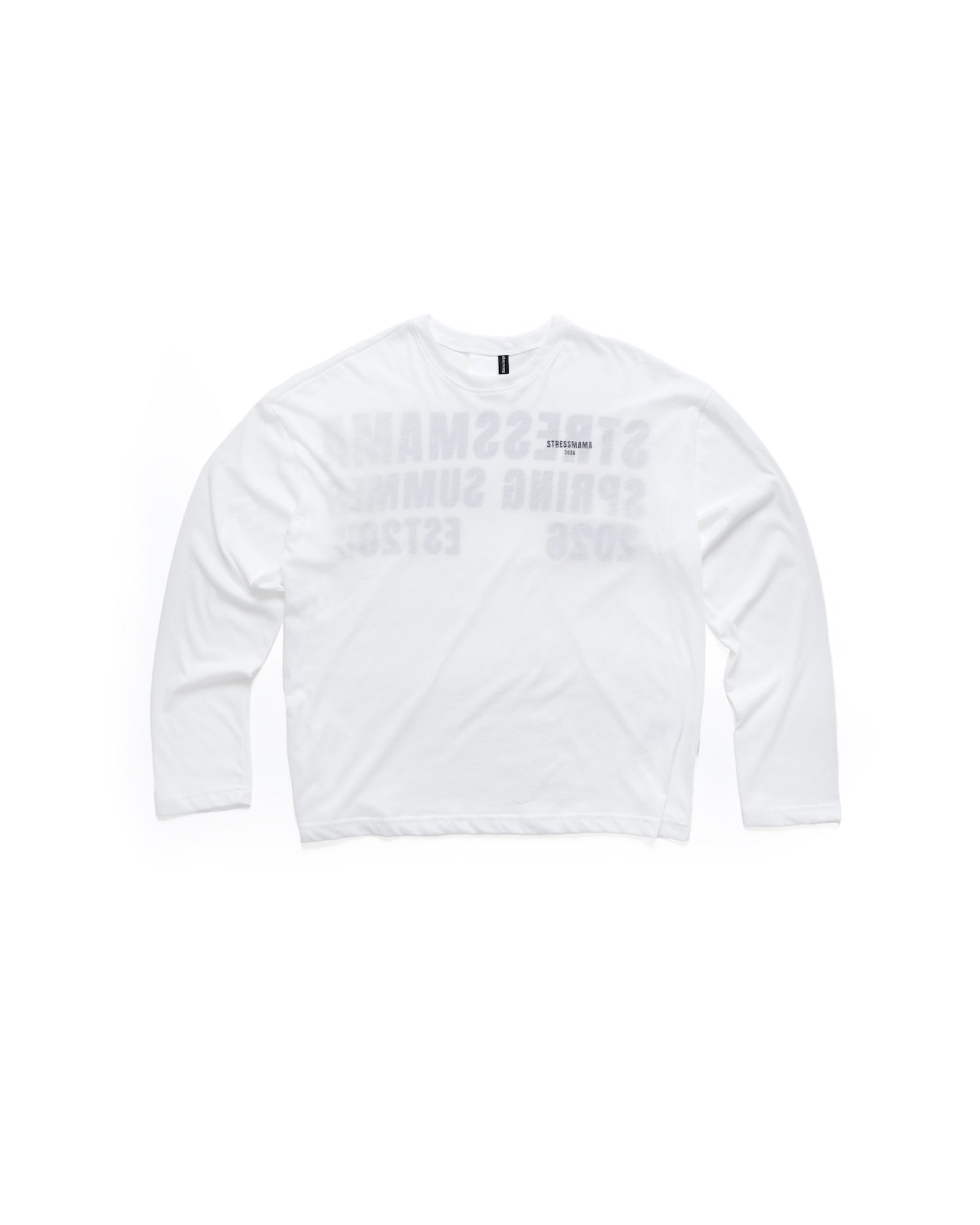 SS26 SHEER LONGSLEEVE - WHITE