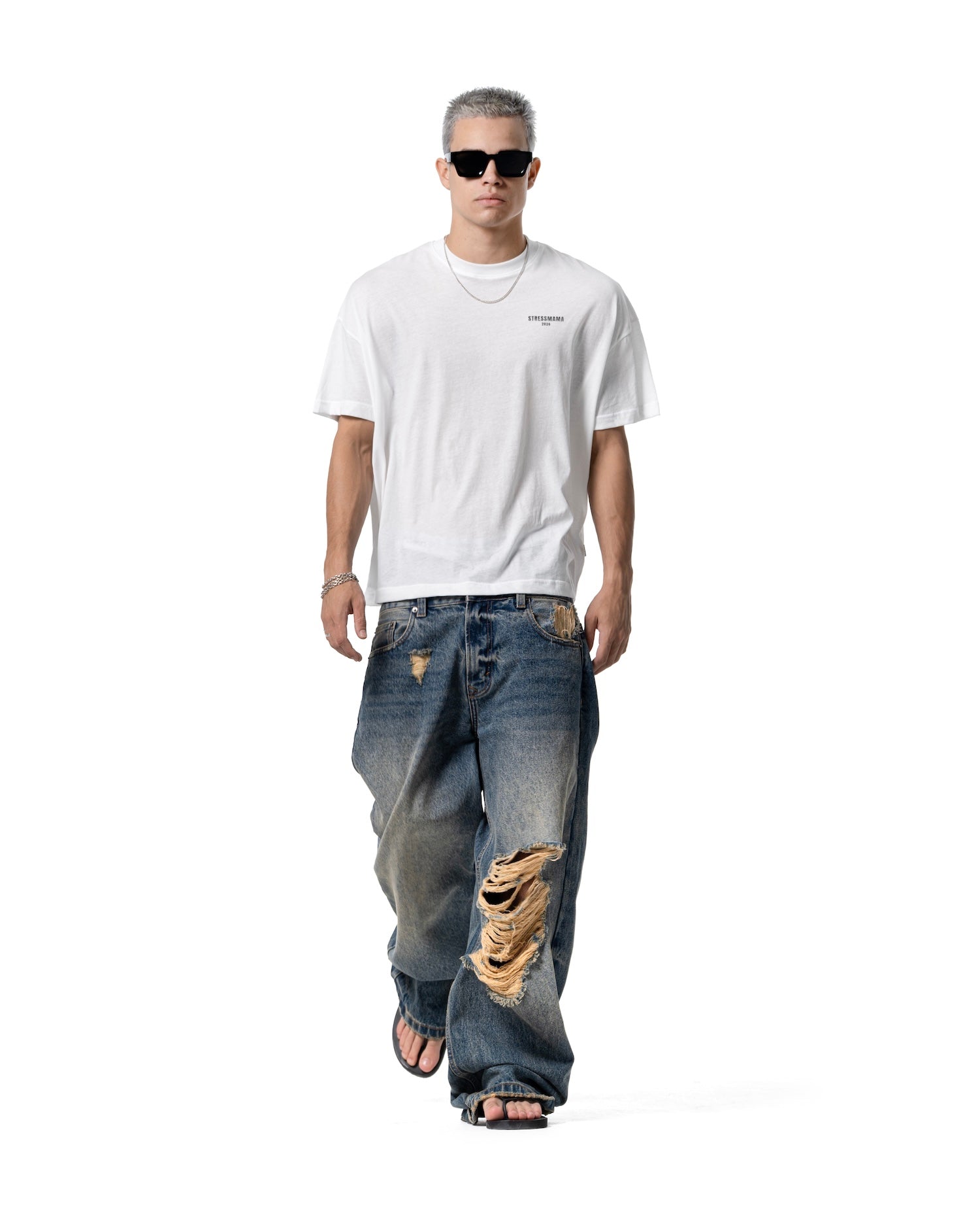 SS26 SHEER T-SHIRT - WHITE