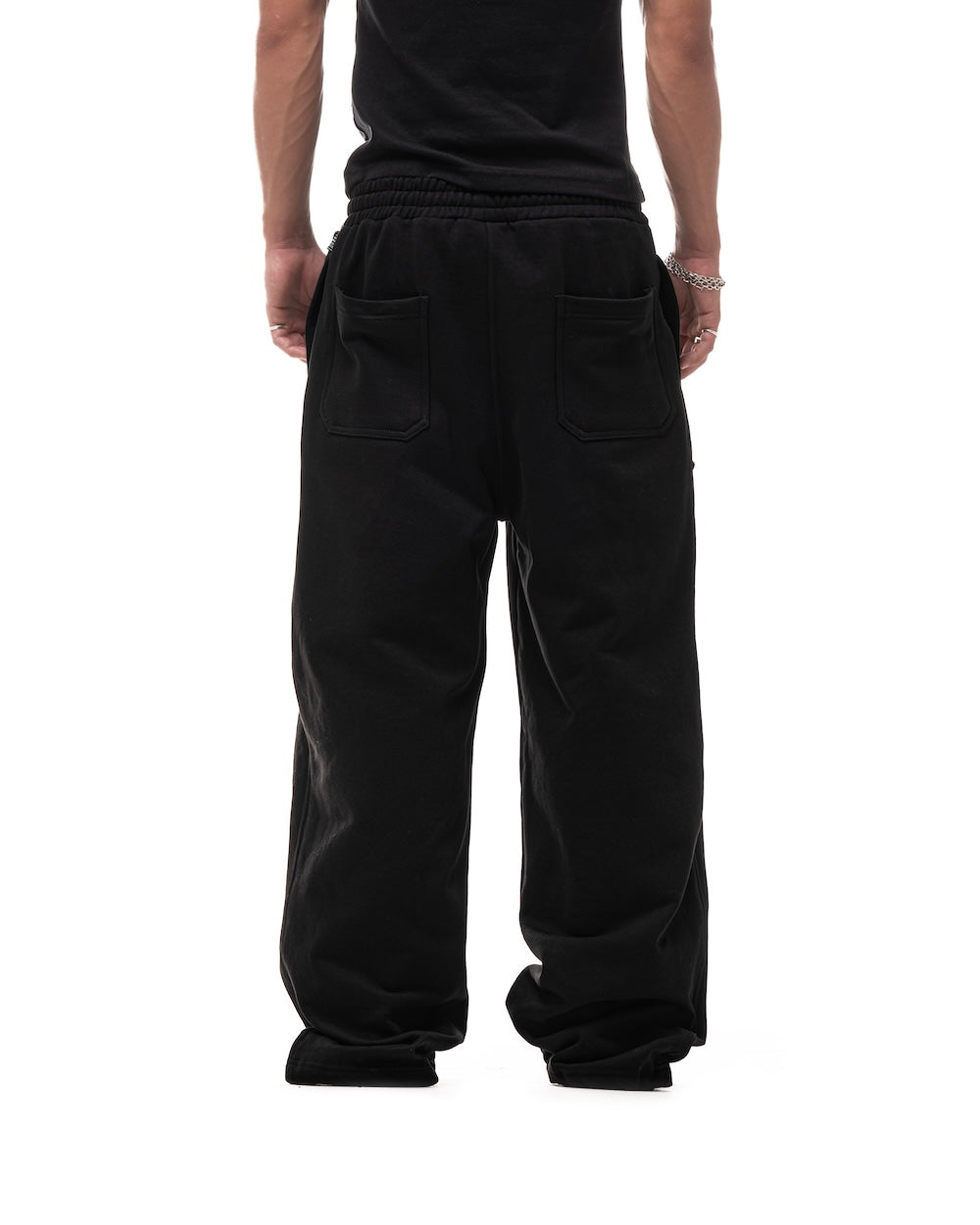 melt the lady tuck sweat pants【black】 tuck sweat pants black meltthelady