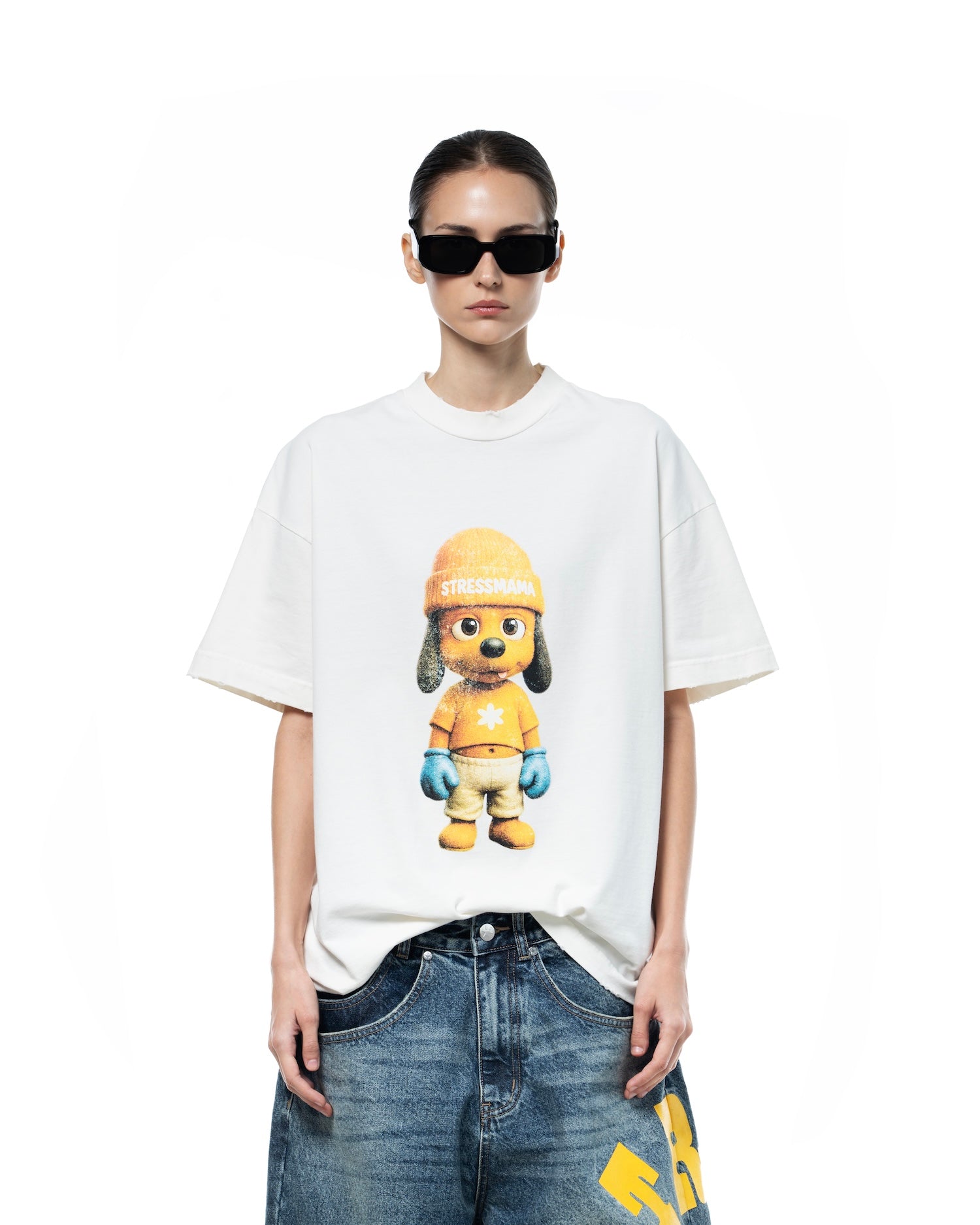 SSMA "LITTLE CHUBBIE" T-SHIRT - WHITE