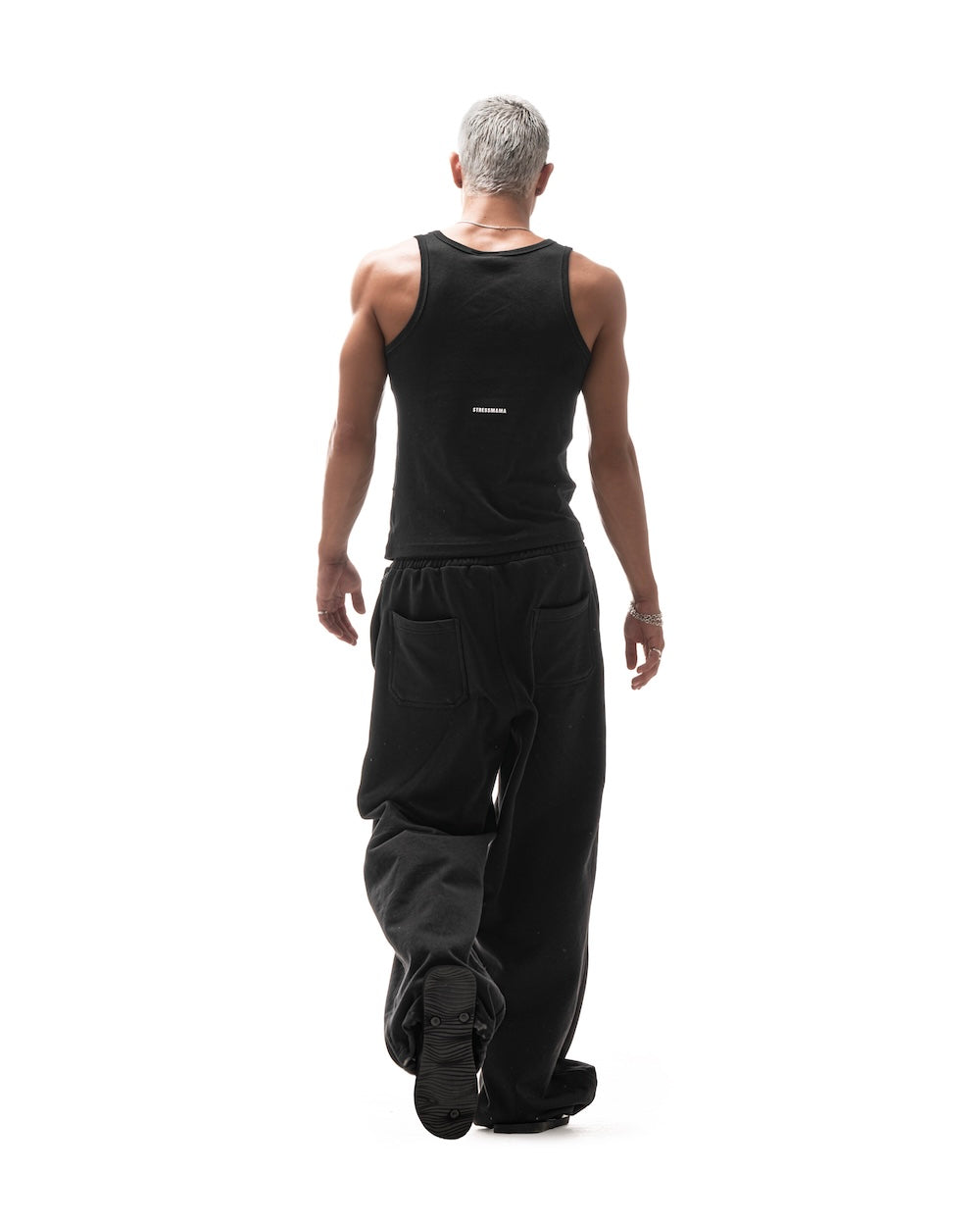 FALL25 LOGO SWEAT PANTS - BLACK