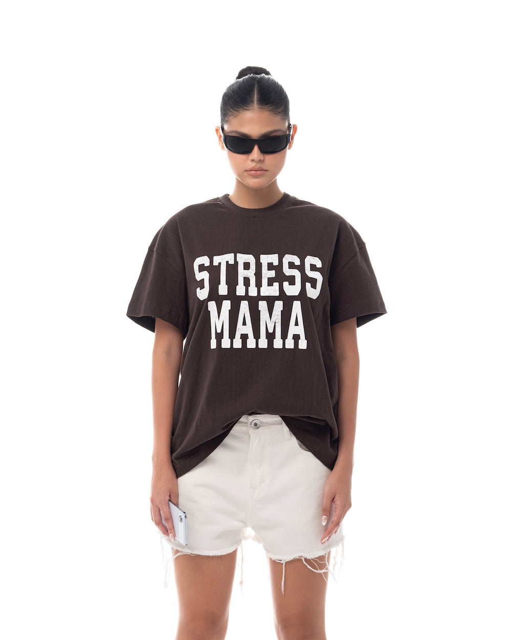 FALL25 SSMA BASIC T-SHIRT - BROWN
