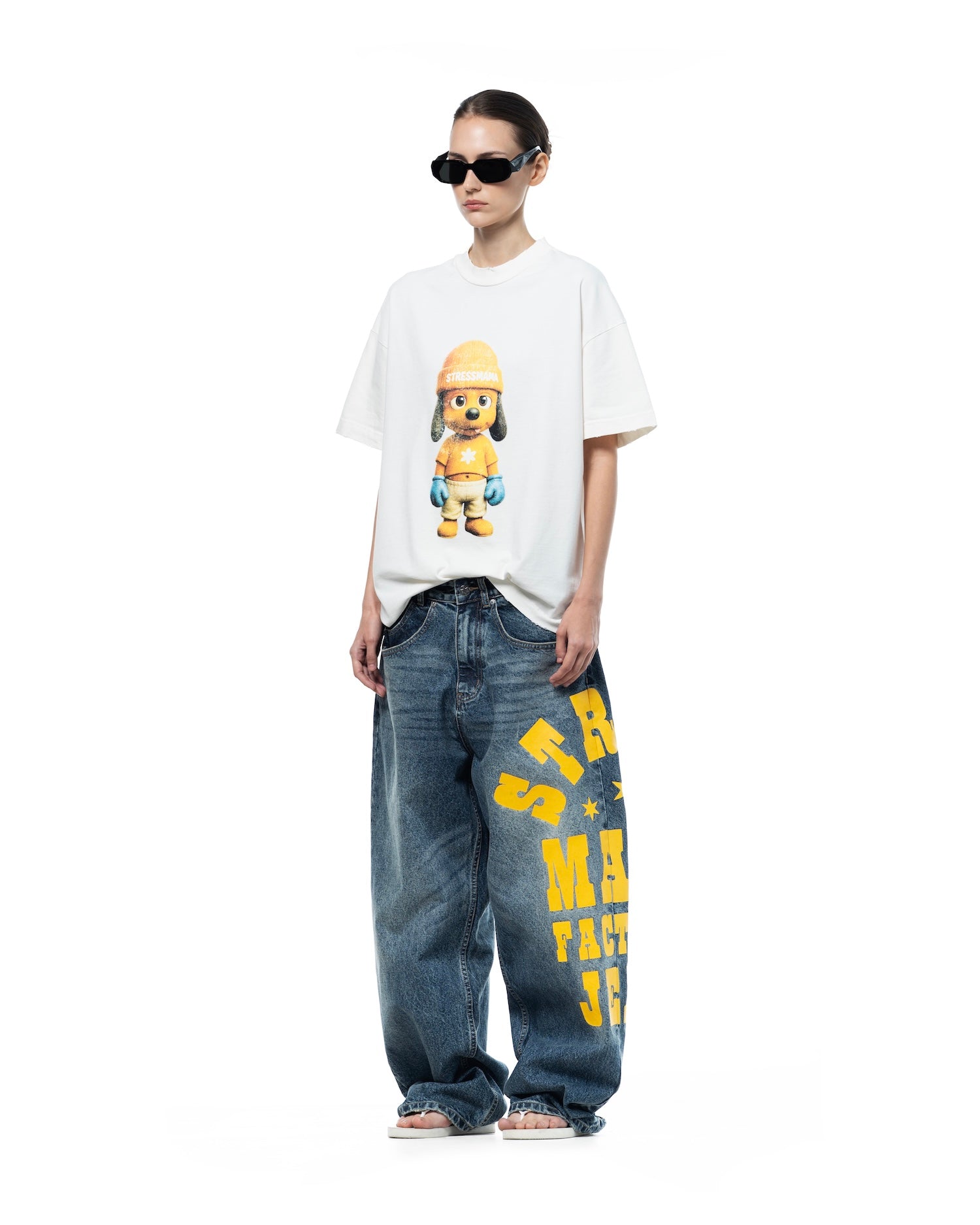 SSMA "LITTLE CHUBBIE" T-SHIRT - WHITE