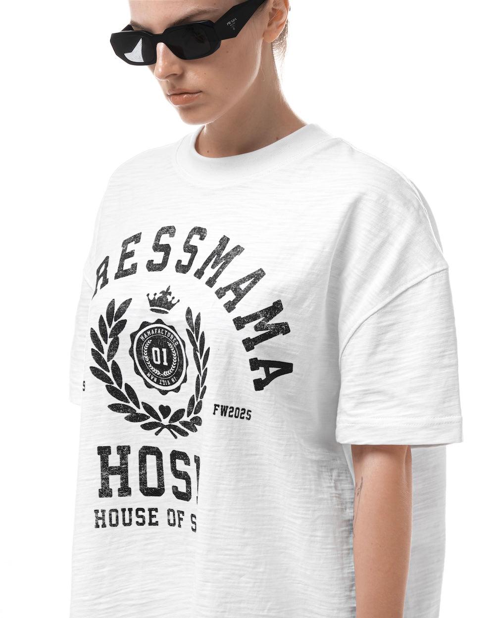 FALL25 HOSM BIG-BOXY T-SHIRT - WHITE