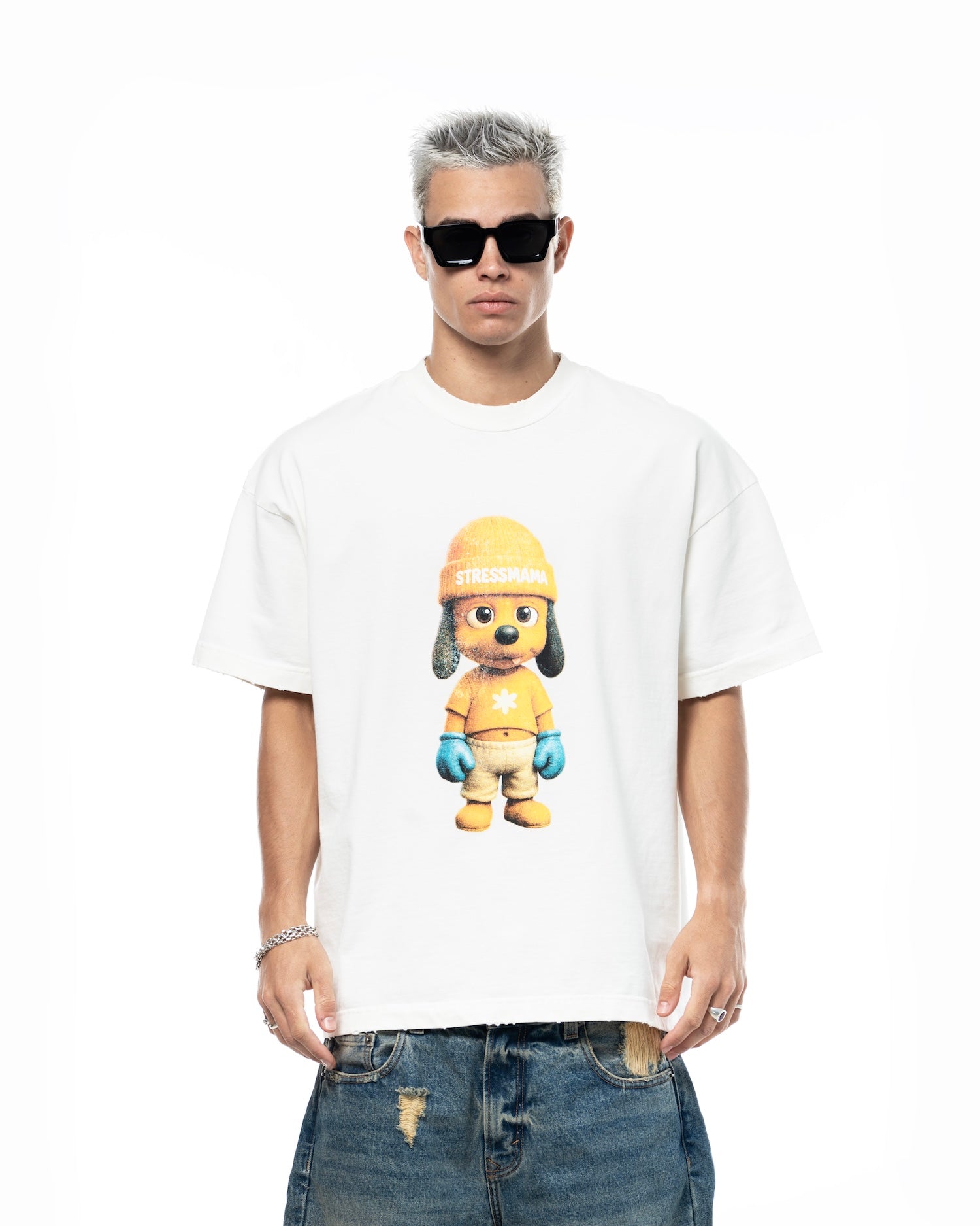 SSMA "LITTLE CHUBBIE" T-SHIRT - WHITE