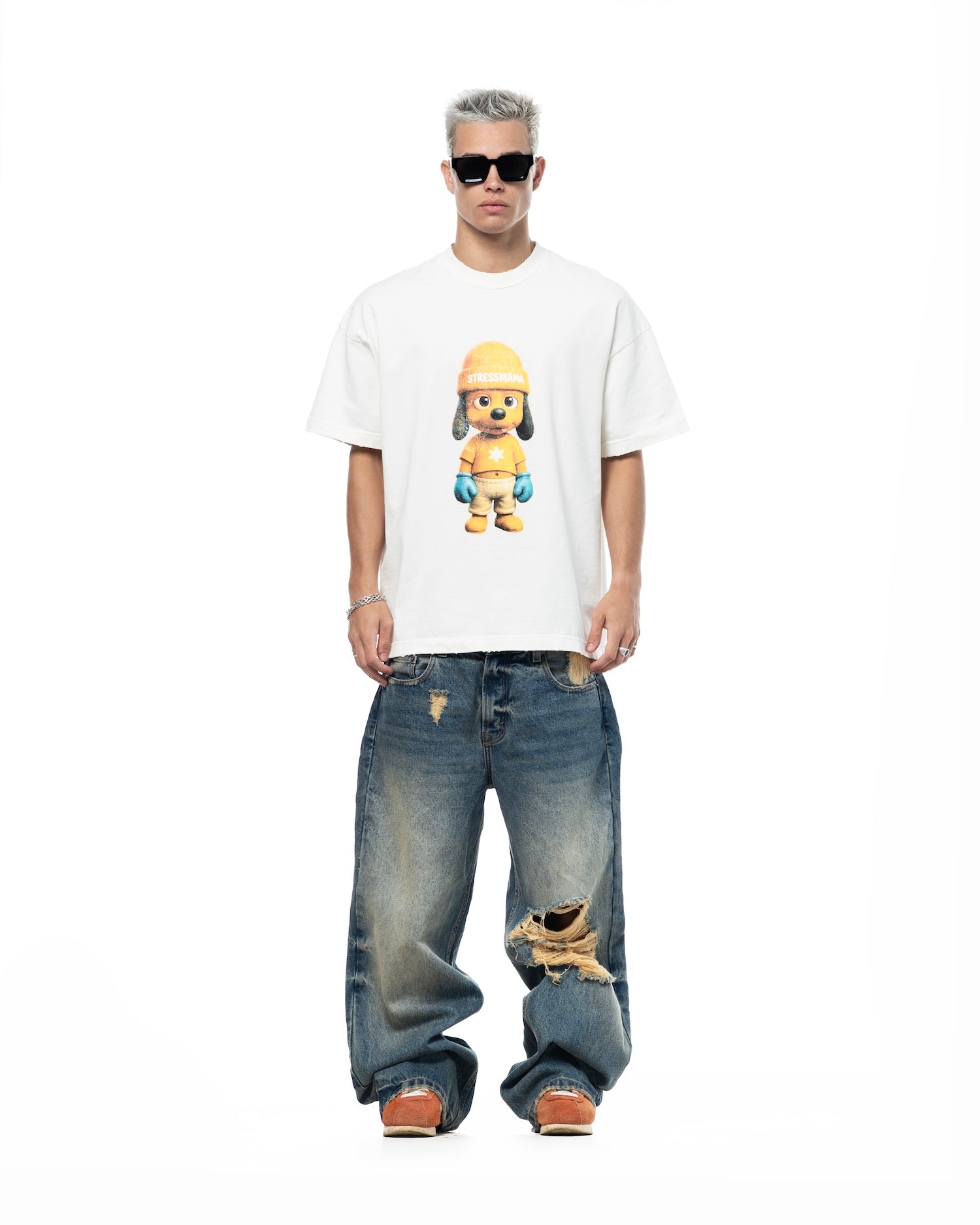 SSMA "LITTLE CHUBBIE" T-SHIRT - WHITE