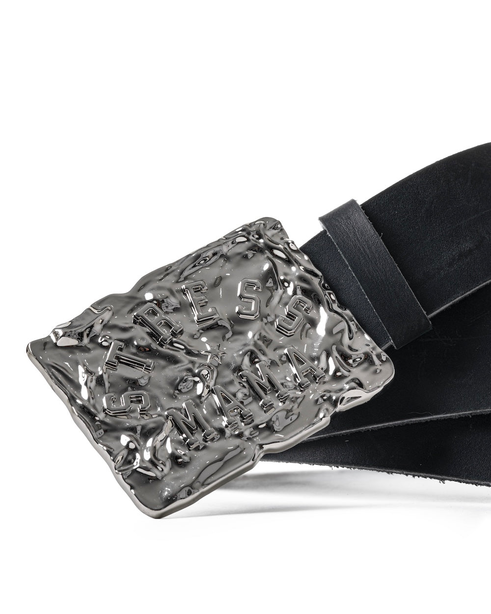 SSMA LEATHER BELT - BLACK