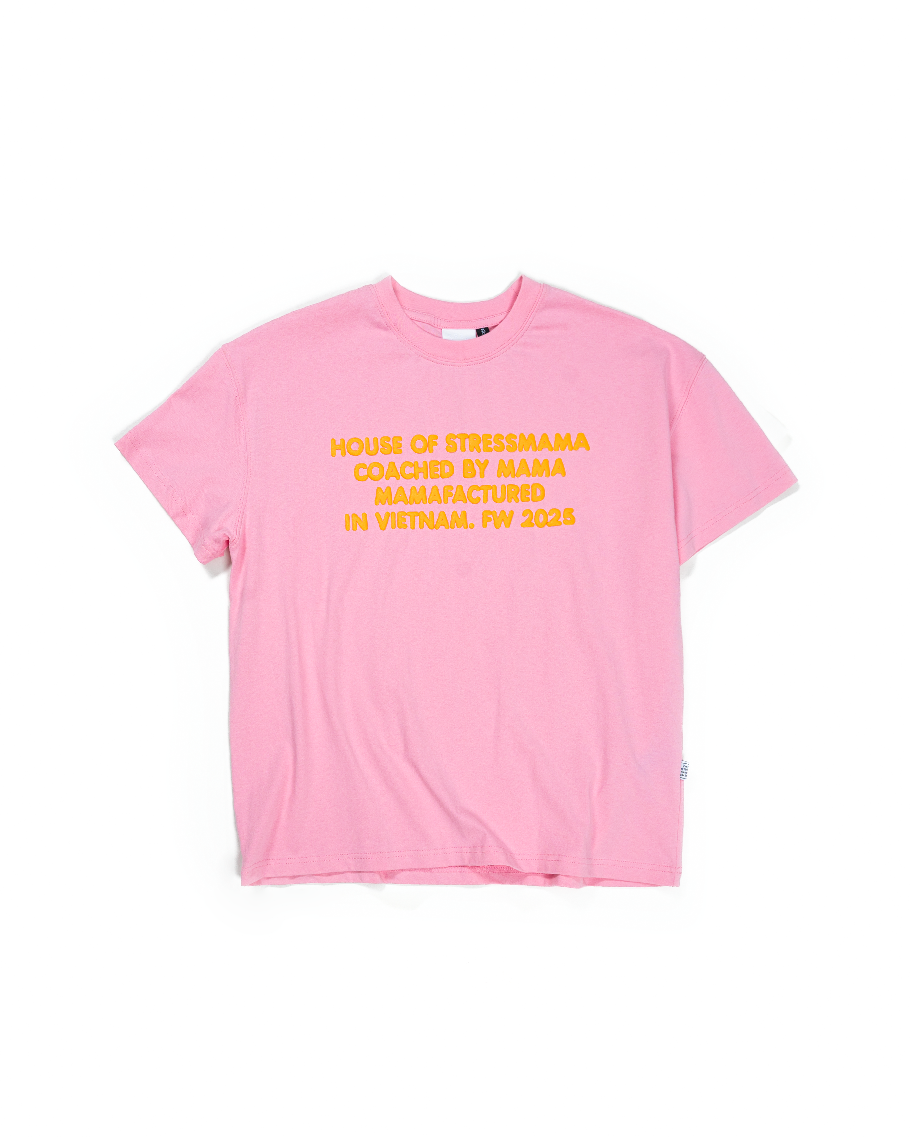 FW25 TEXT T-SHIRT - PINK