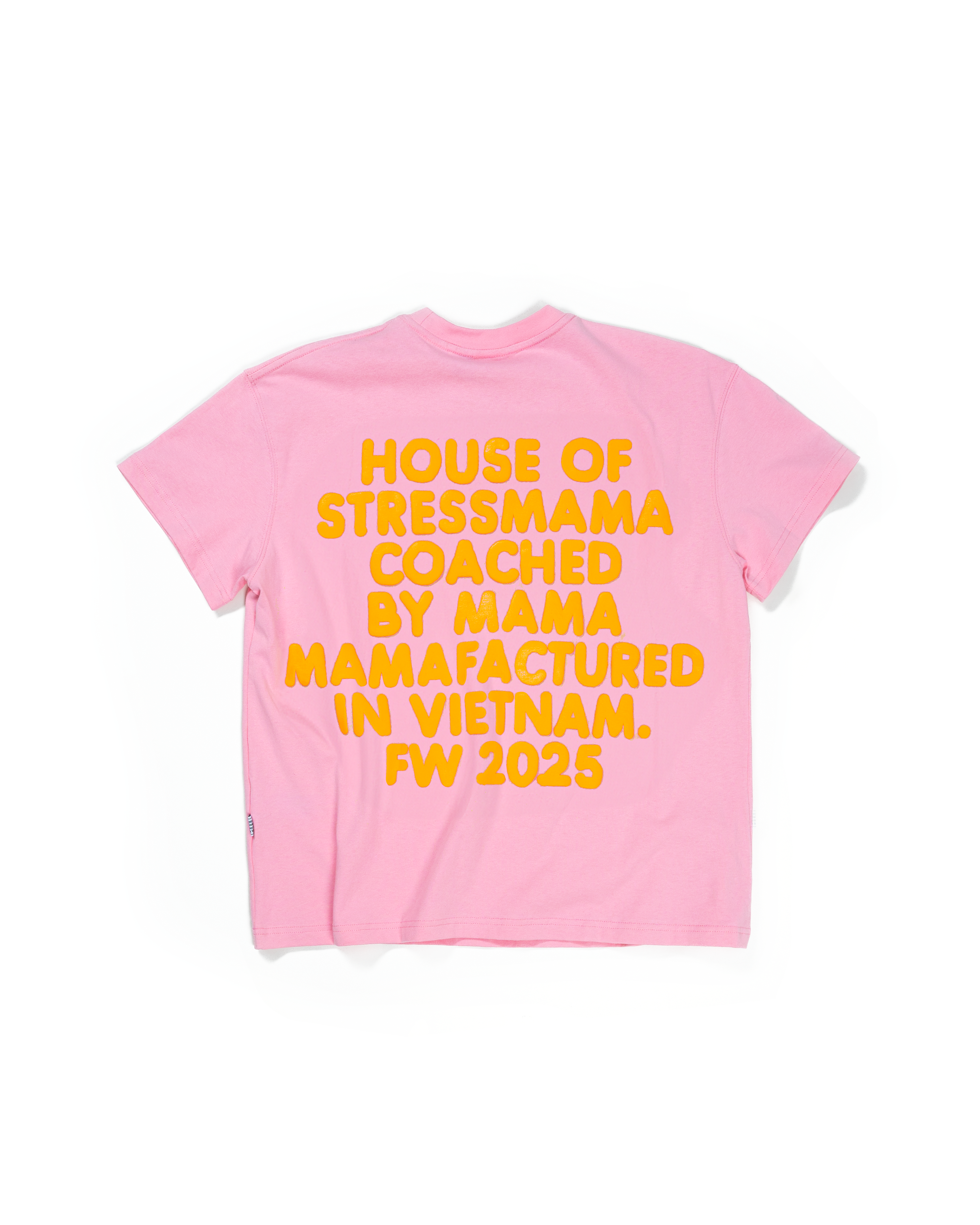 FW25 TEXT T-SHIRT - PINK