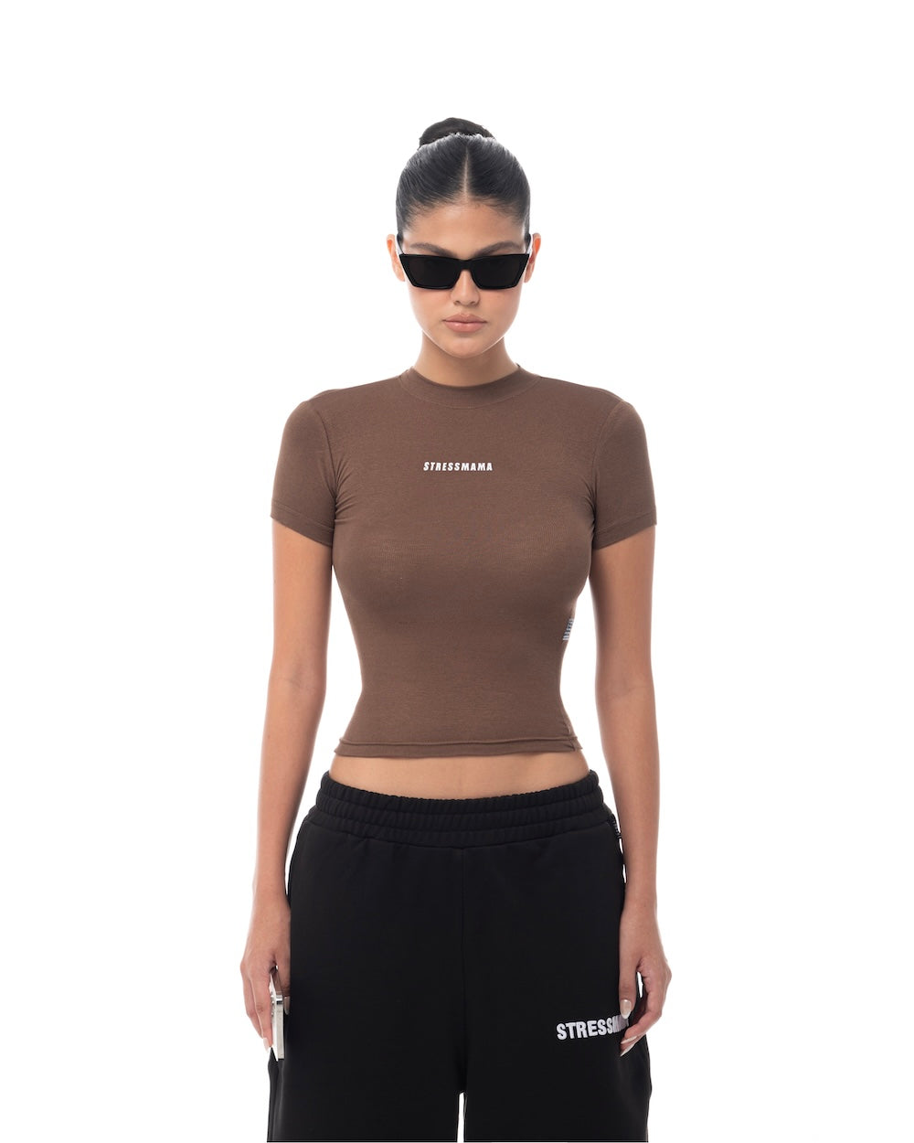 FALL25 LOGO BABYTEE - BROWN