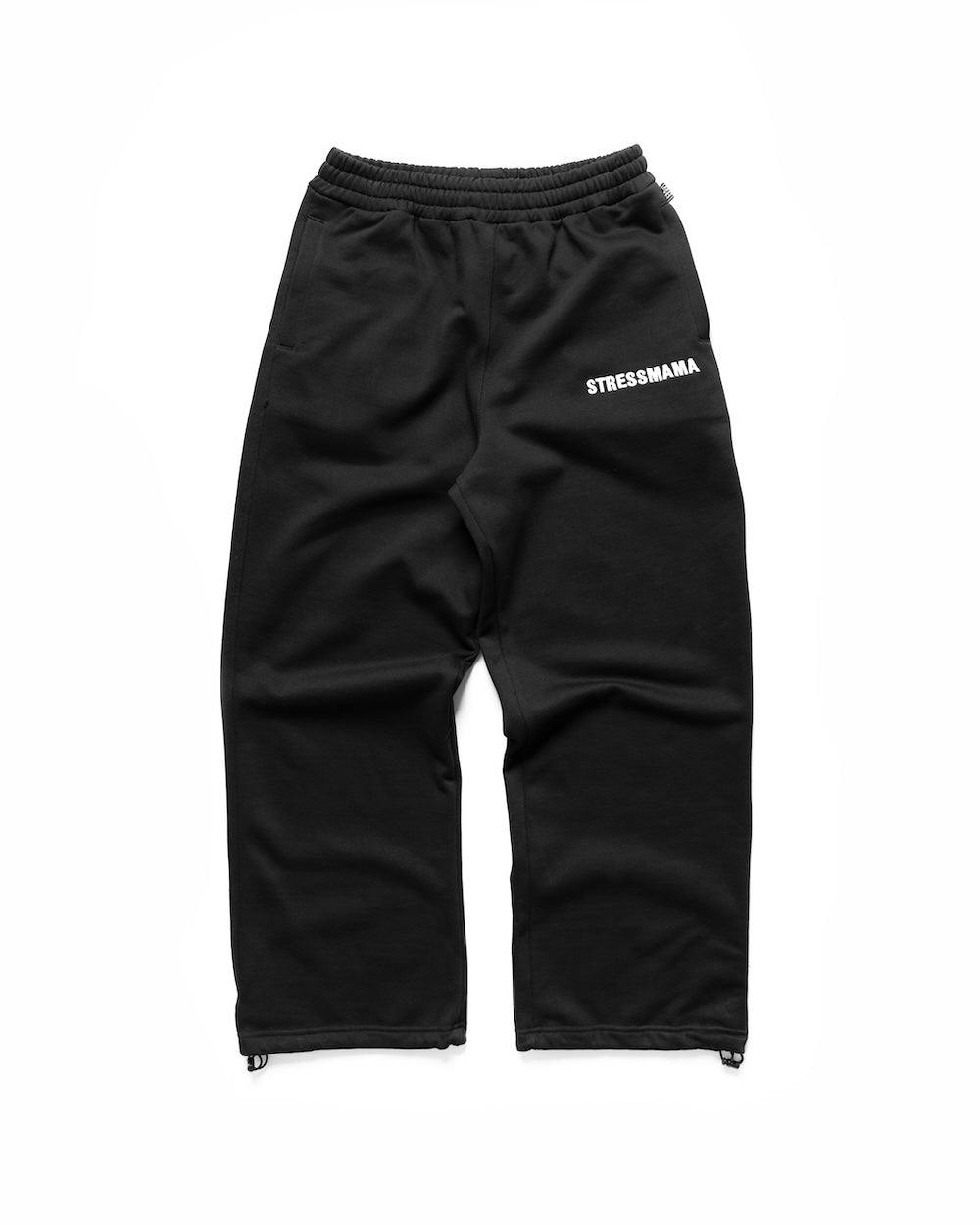 FALL25 LOGO SWEAT PANTS - BLACK – STRESSMAMA