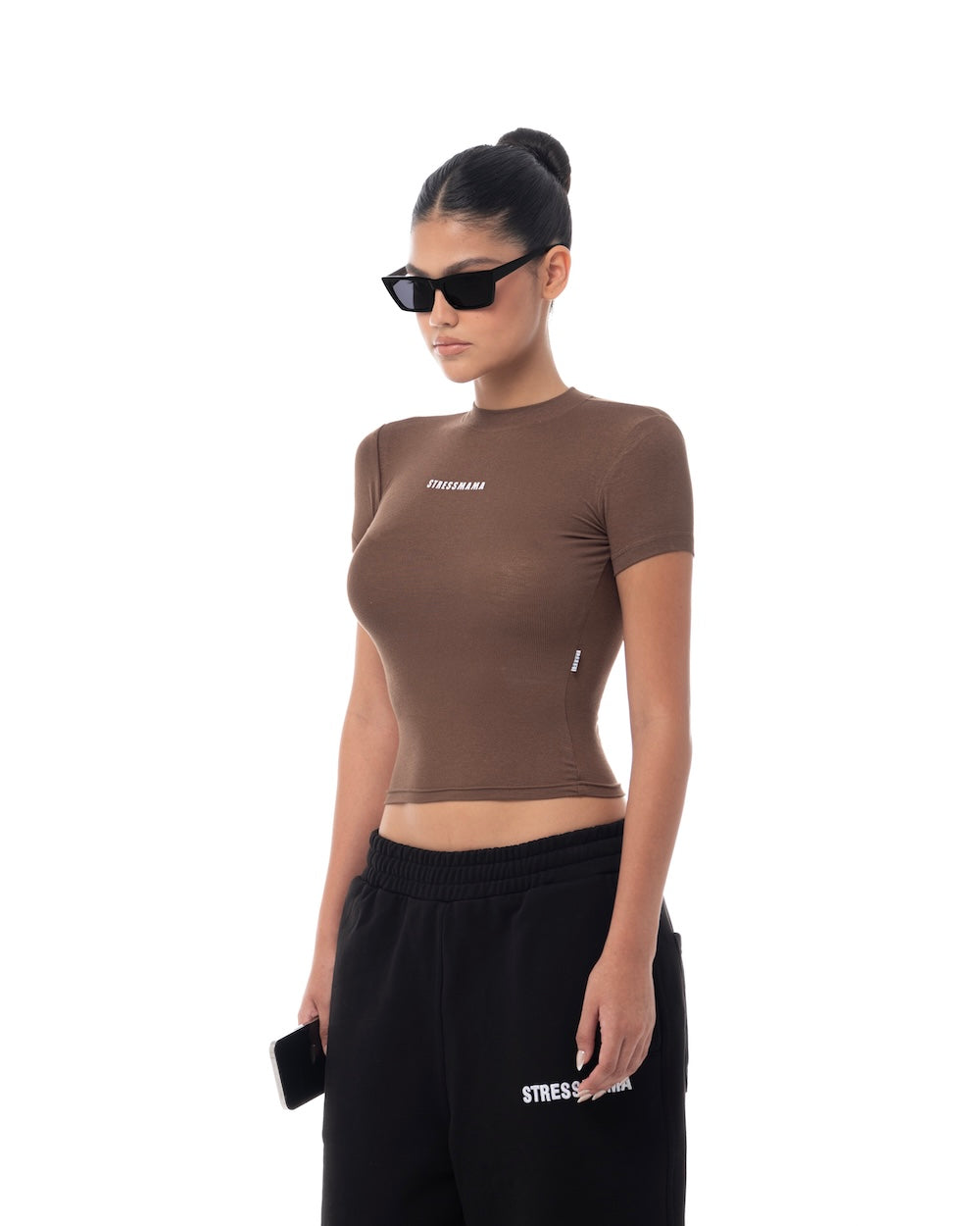 FALL25 LOGO BABYTEE - BROWN