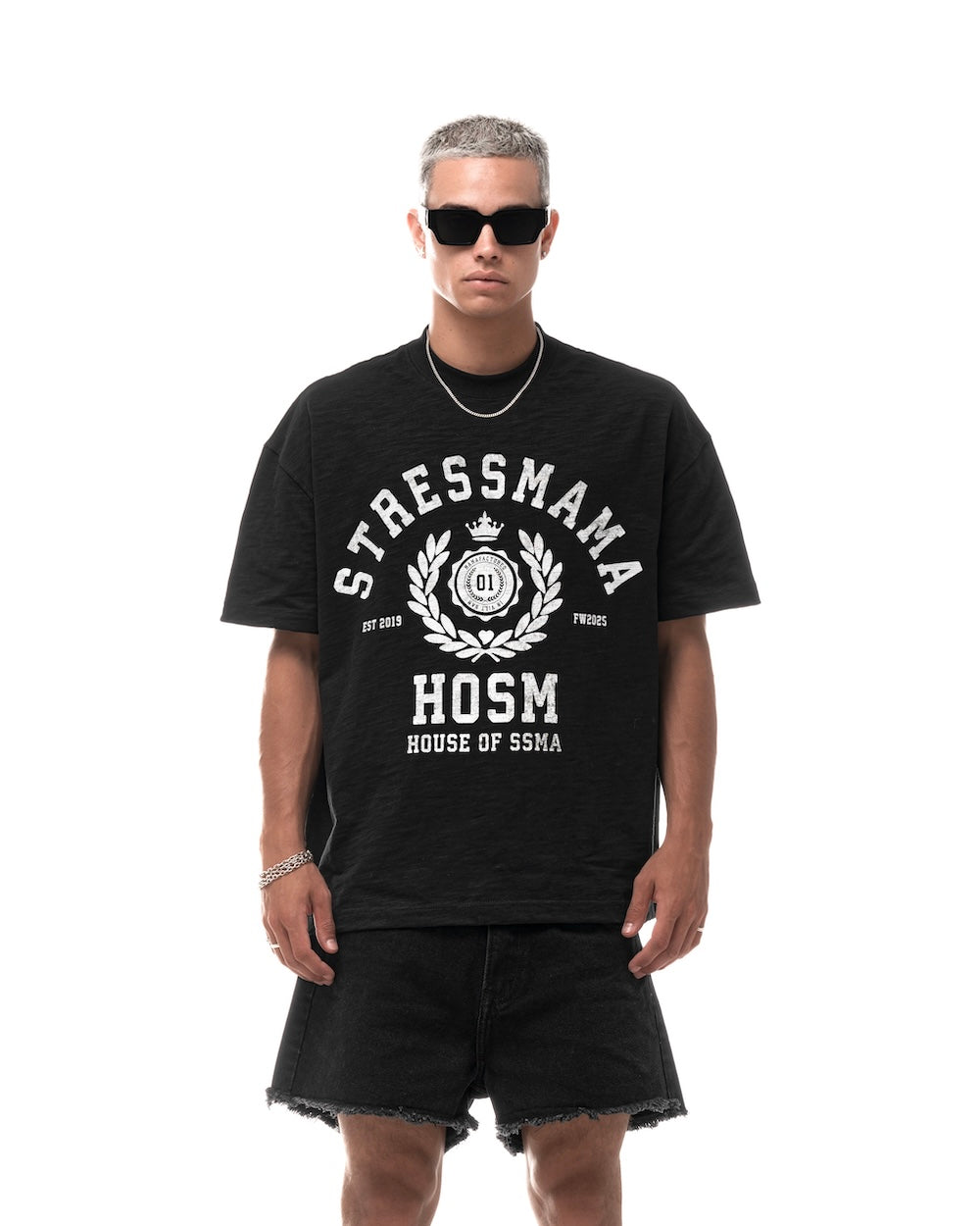FALL25 HOSM BIG-BOXY T-SHIRT - BLACK