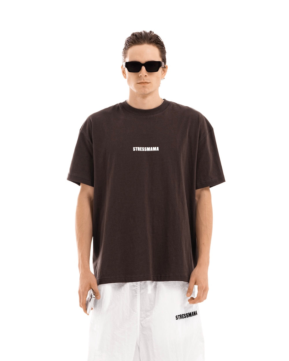 SSMA "S" T-SHIRT - BROWN
