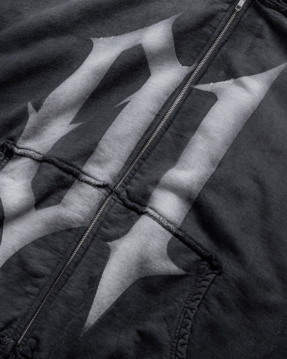 MAMAFIA 01 ZIP HOODIE - BLACK