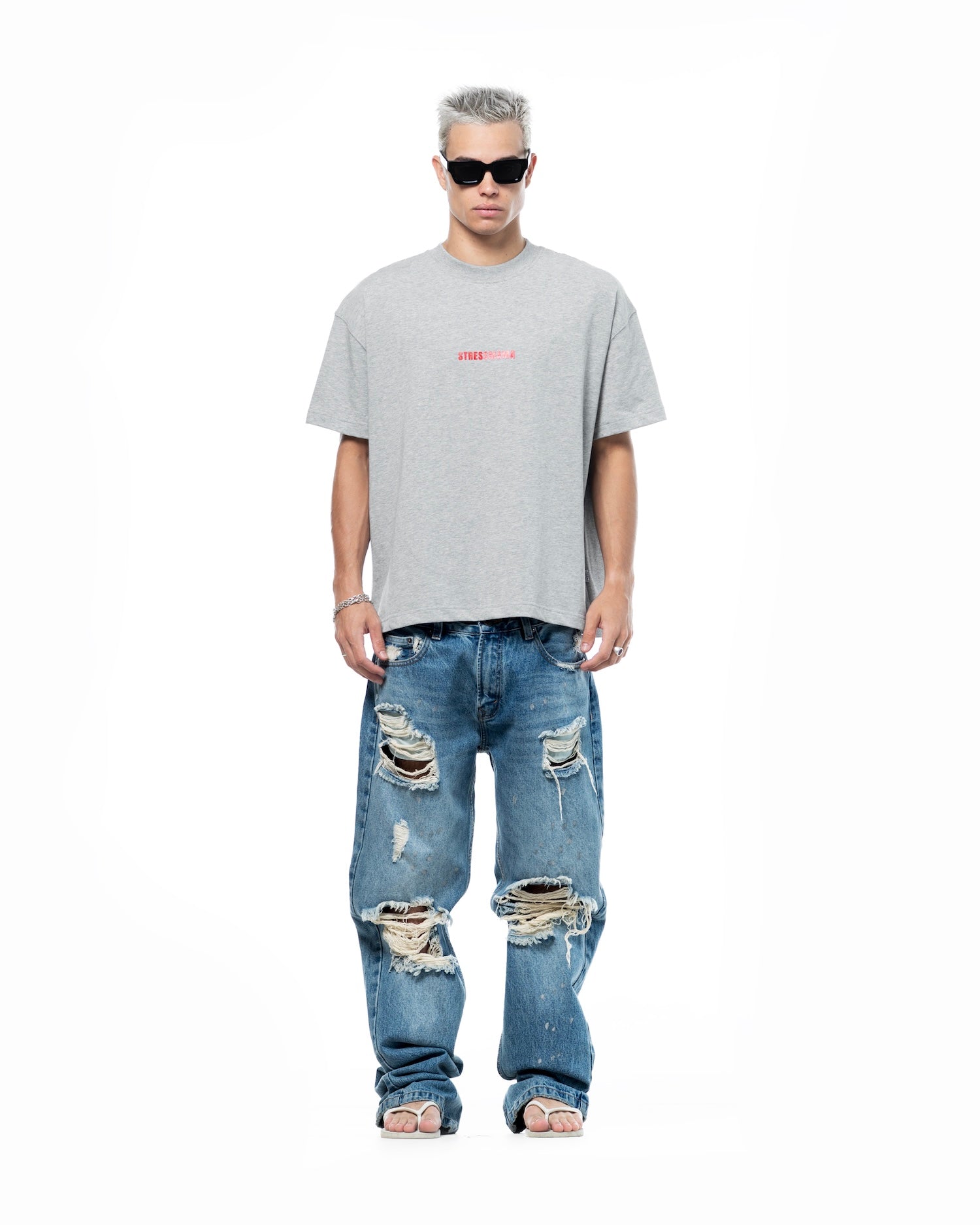 SSMA "S" T-SHIRT - GRAY